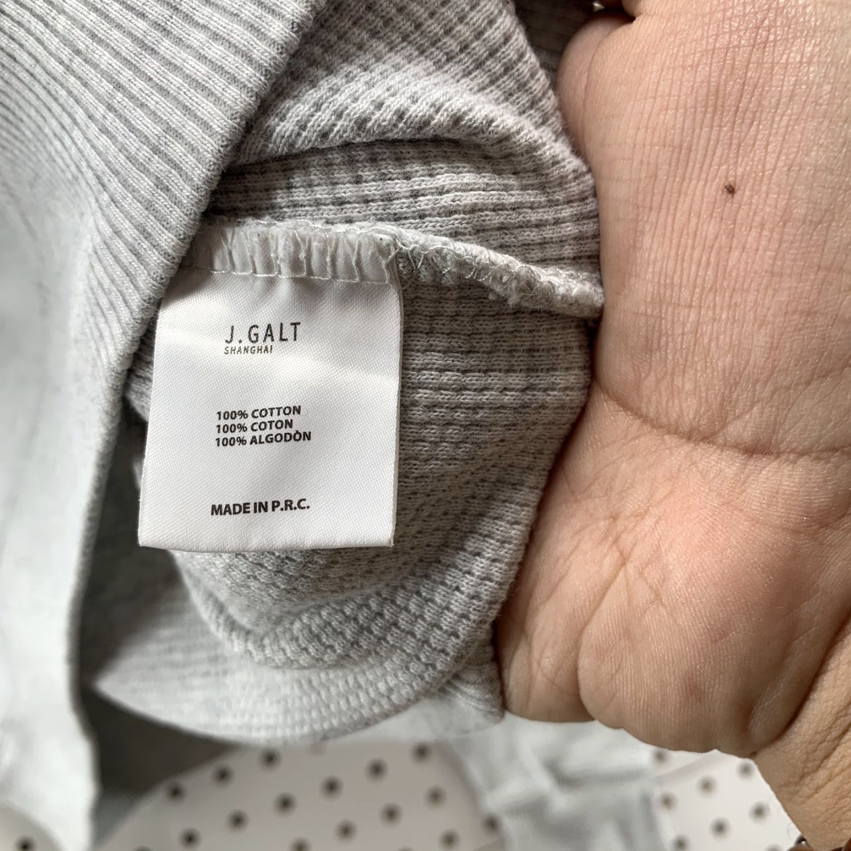 Brandy Melville Brandy Melville St. Croix Pullover Sweatshirt Women's One Size Thermal Gray Long Sleeve Size ONE SIZE - 3 Thumbnail