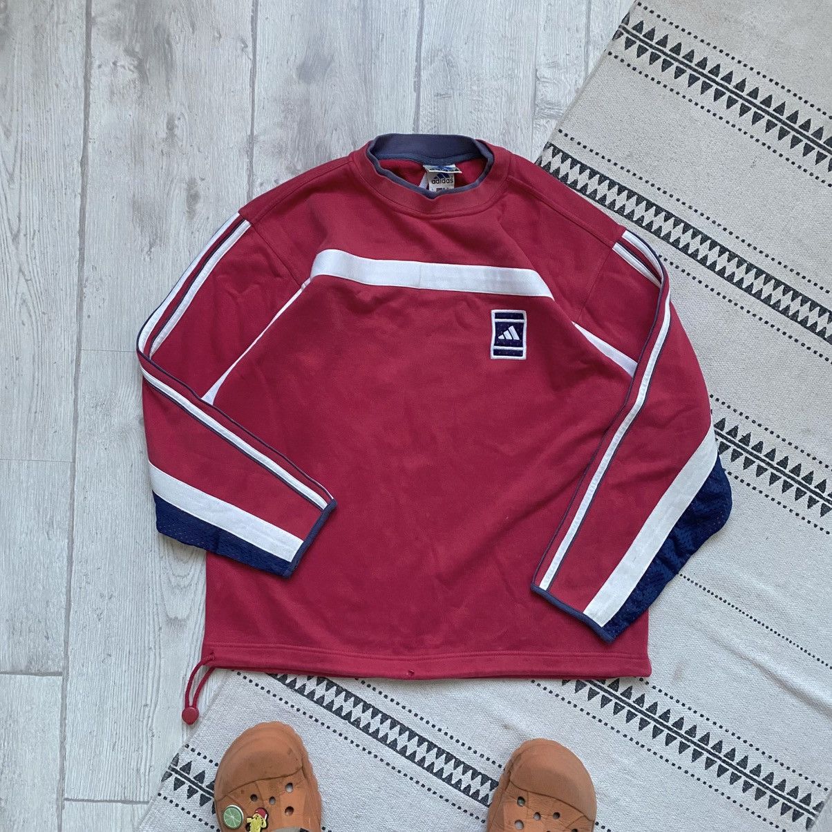 Adidas RARE Vintage 90s Adidas sweatshirt 3/4 sleeve Size US XS / EU 42 / 0 - 10 Thumbnail