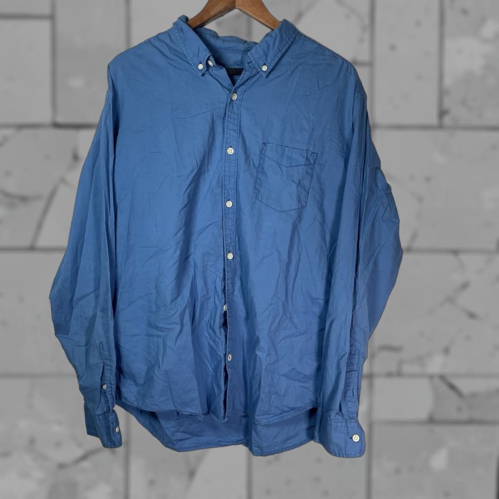 Lucky Brand Lucky Brand Shirt Men XL Blue Surf California Long Sleeve Button-Up Size US XL / EU 56 / 4 - 1 Thumbnail