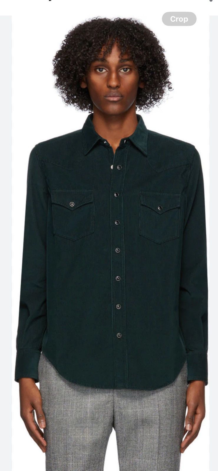 Saint Laurent Paris Saint Laurent men’s corduroy shirt. L. $690 Size US L / EU 52-54 / 3 - 1 Thumbnail
