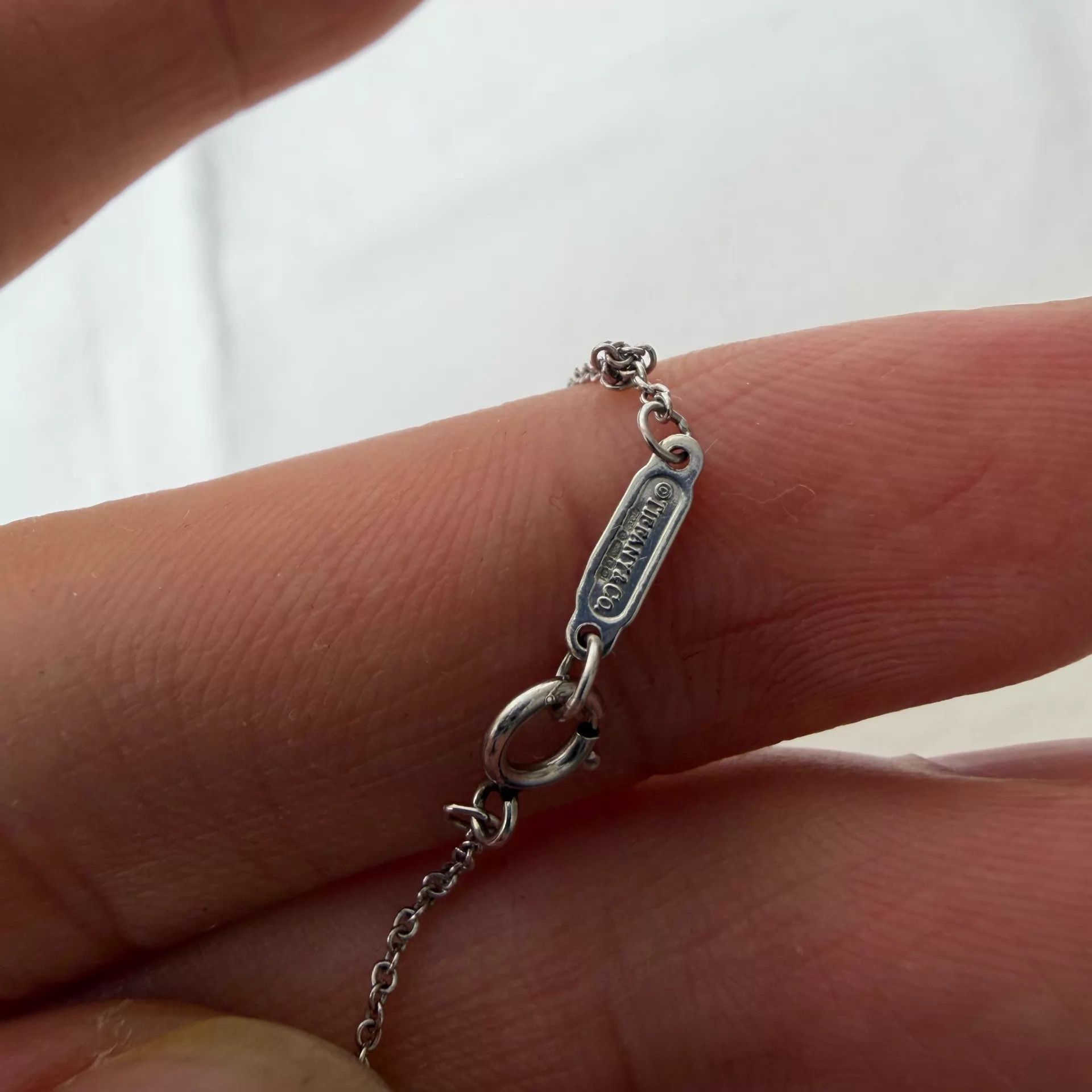 Tiffany & Co. Tiffany & Co. 1.5cm Diamond Platinum Small Necklace Size ONE SIZE - 7 Thumbnail