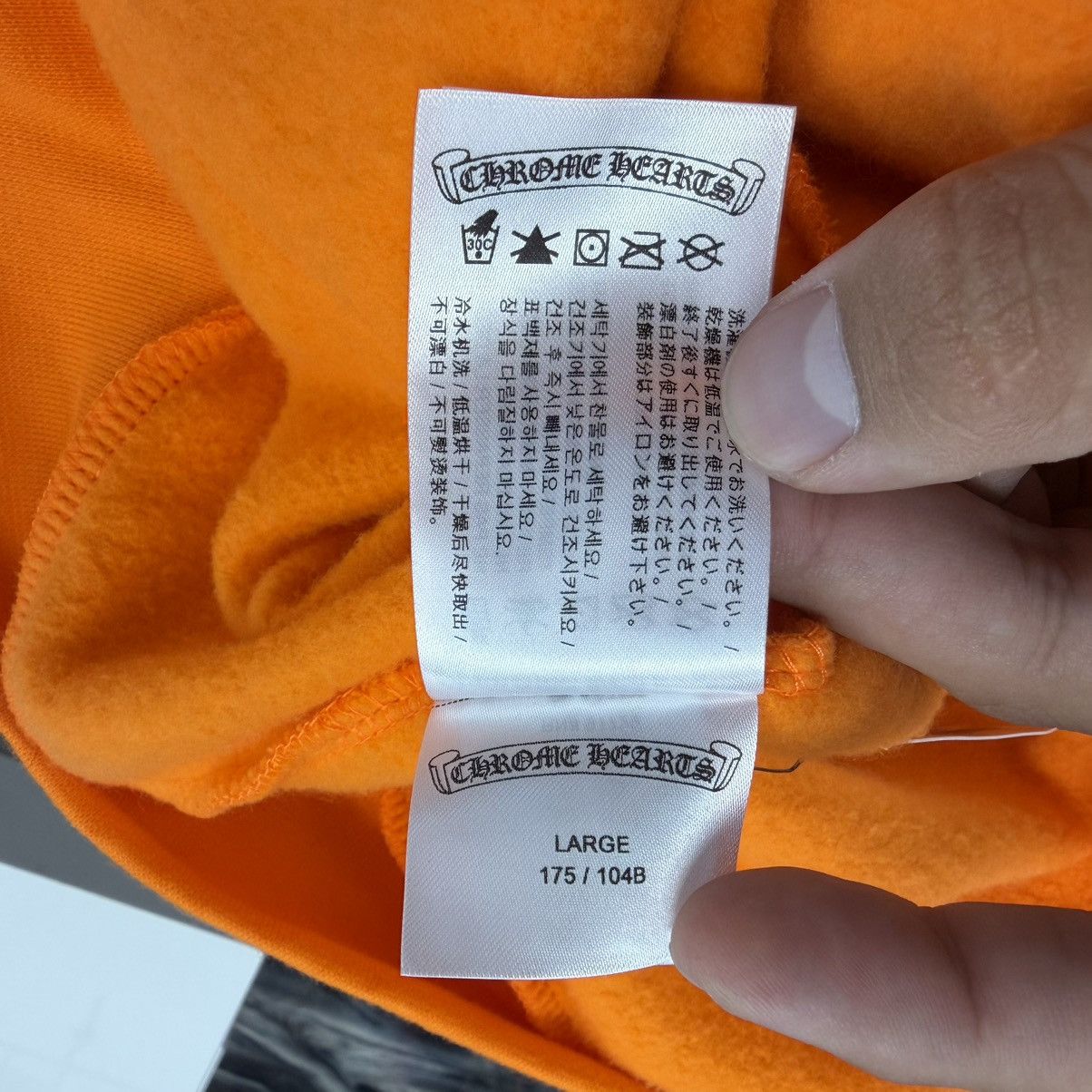 Chrome Hearts Chrome Hearts Miami Music Week Orange Hoodie Size US L / EU 52-54 / 3 - 7 Thumbnail