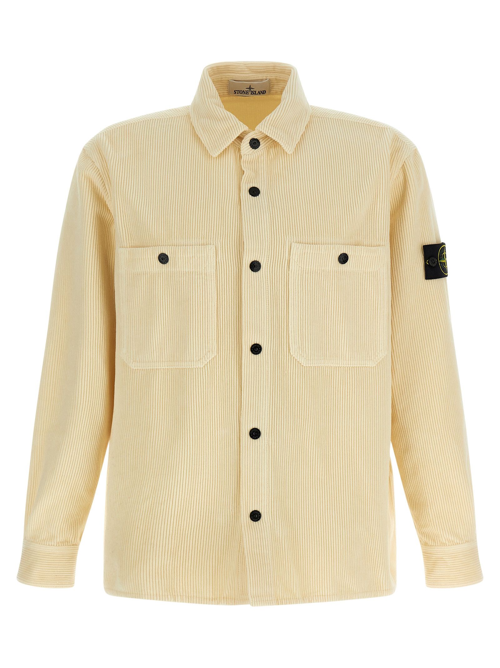 Stone Island Ribbed Velvet Overshirt Size US XL / EU 56 / 4 - 1 Thumbnail