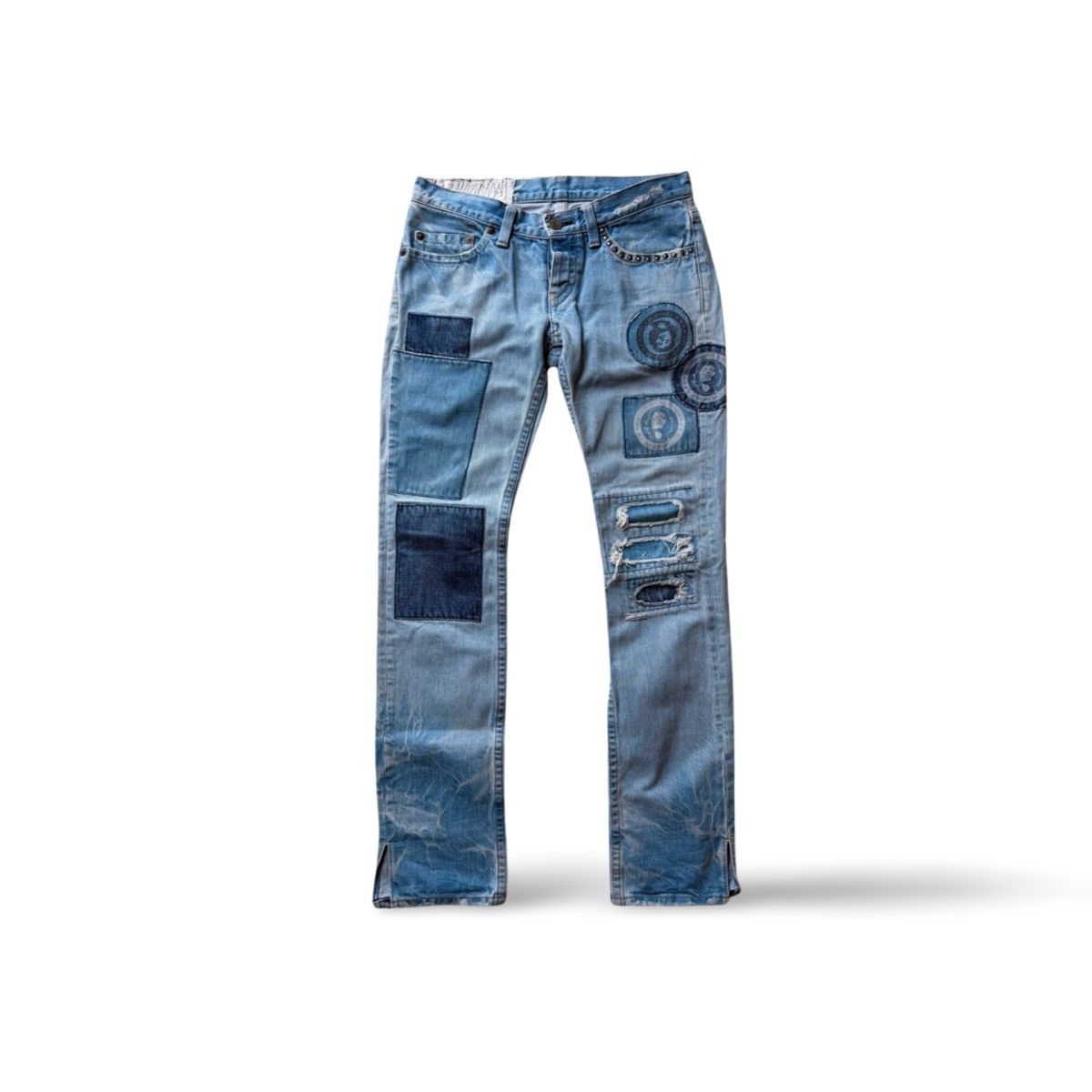 Vintage Hysteric Glamour Boro Repaired Denim Pants
