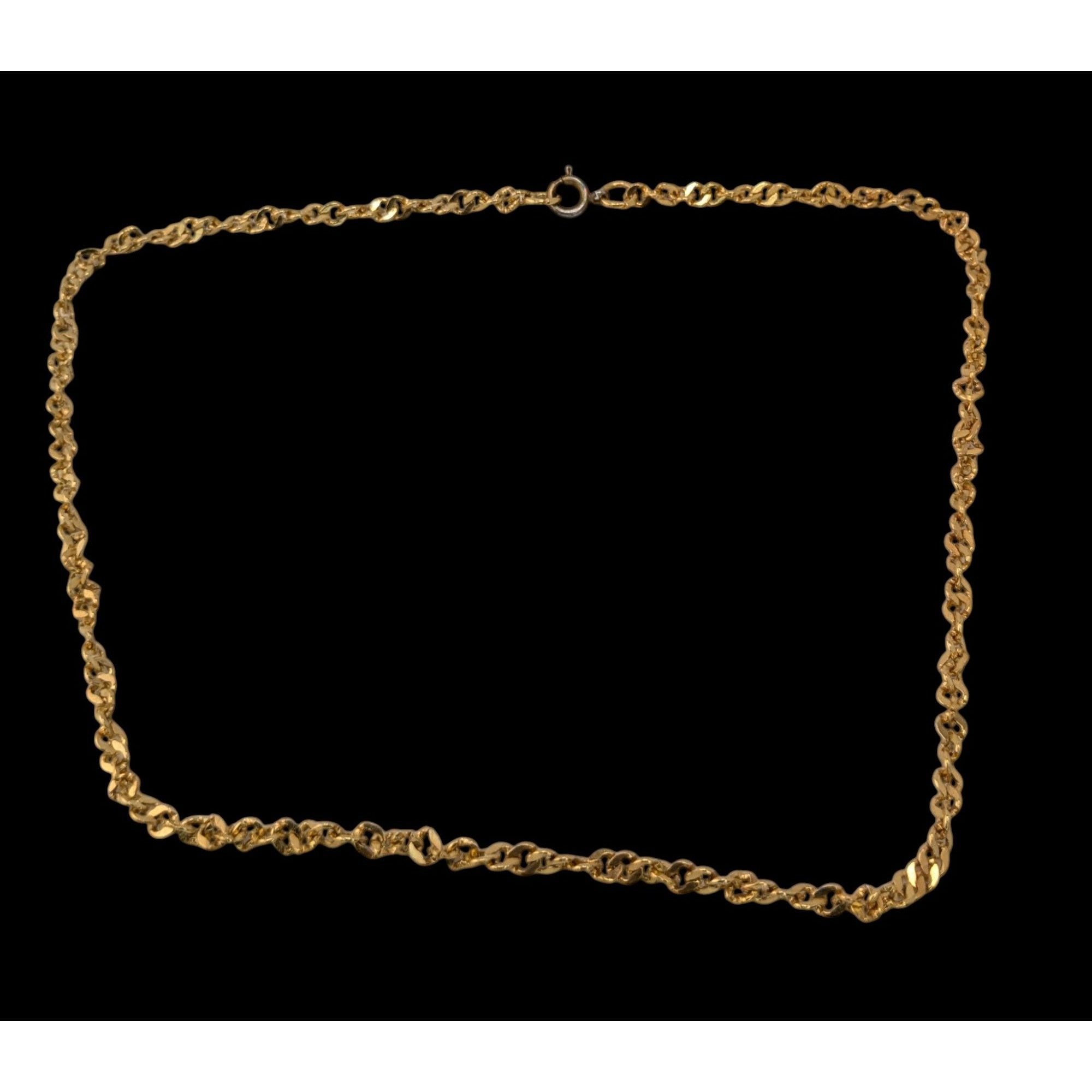 Other Simple Bright Gold Tone Chain Necklace Size ONE SIZE - 2 Thumbnail