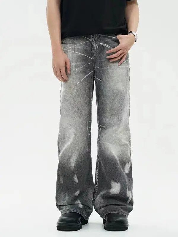 Japanese Brand × Jean Baggy Gray Denim Jeans Size US 28 / EU 44 - 5 Thumbnail