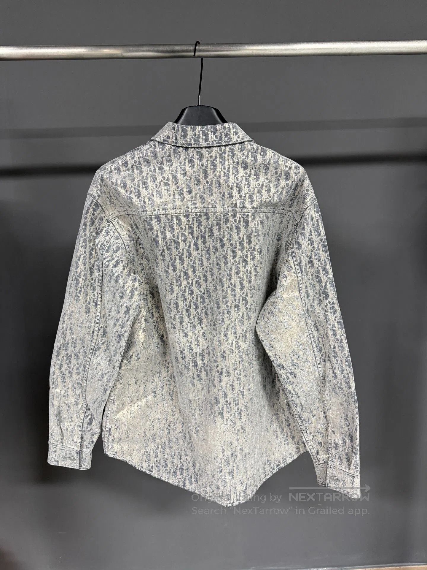 Dior Dior Silver Logo Denim Shirt. Size US XS / EU 42 / 0 - 3 Thumbnail
