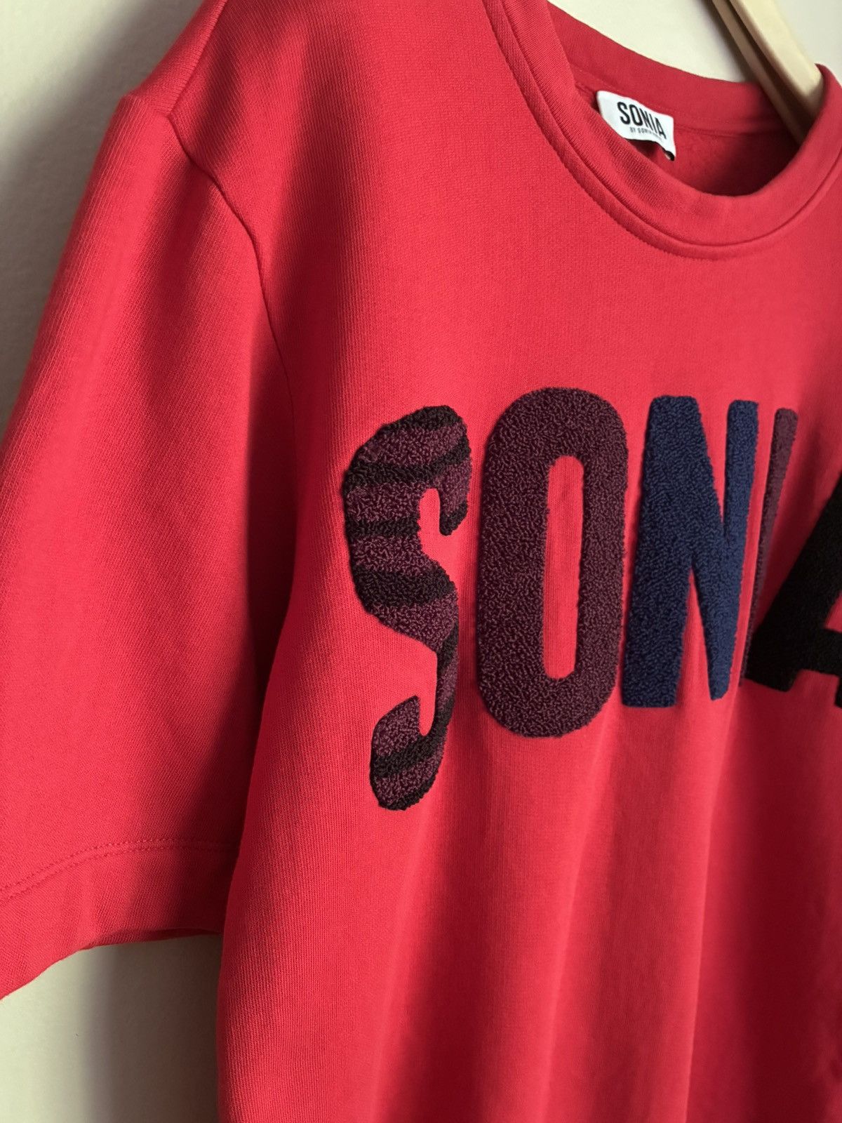 Sonia Rykiel Sonia Rykiel Embroidered Terry Cloth ‘SONIA’ Tee Size US S / EU 44-46 / 1 - 21 Thumbnail