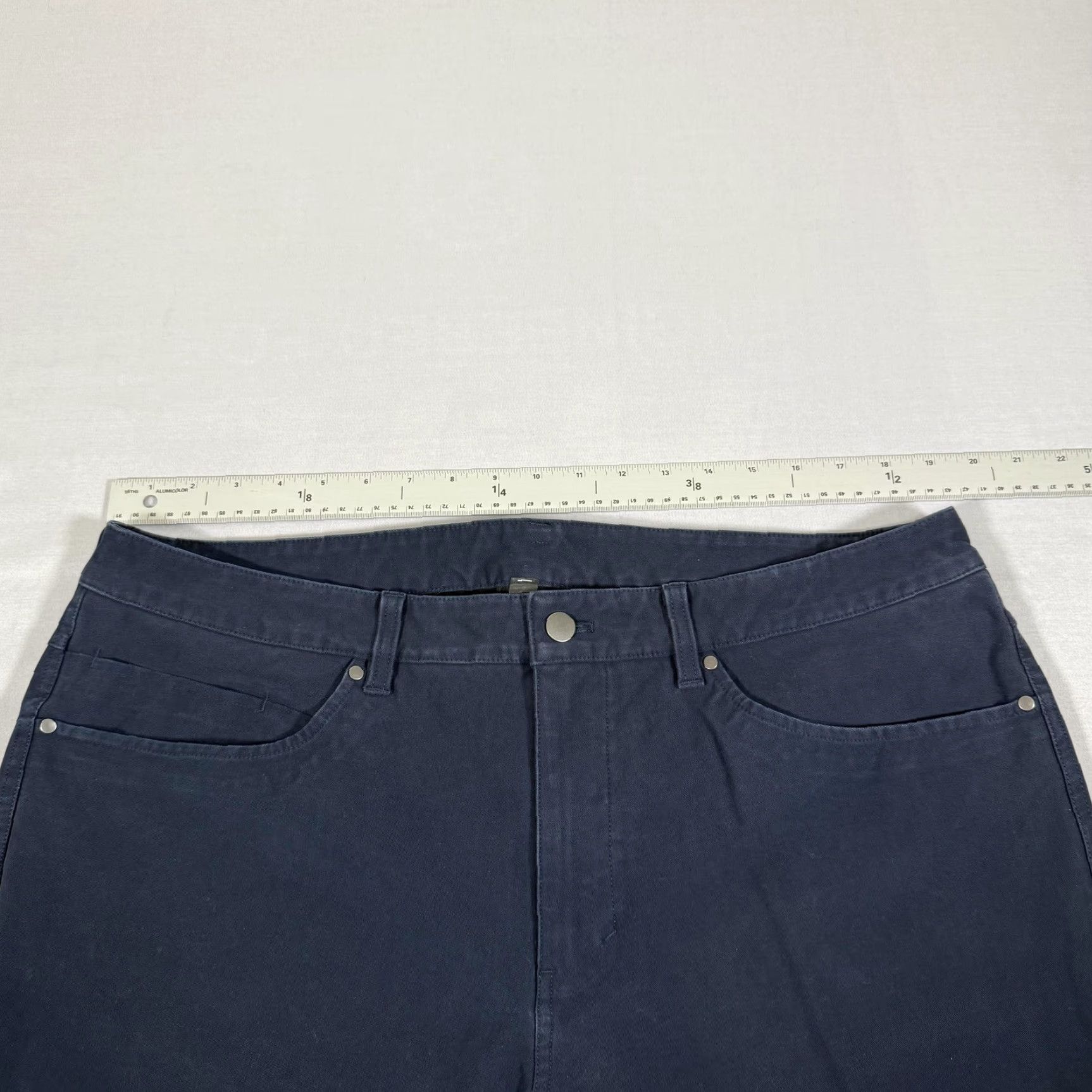Lululemon Lululemon ABC Chino Pants Mens 38x27 Blue Straight Fit Golf Performance Stretch Size US 38 / EU 54 - 6 Thumbnail