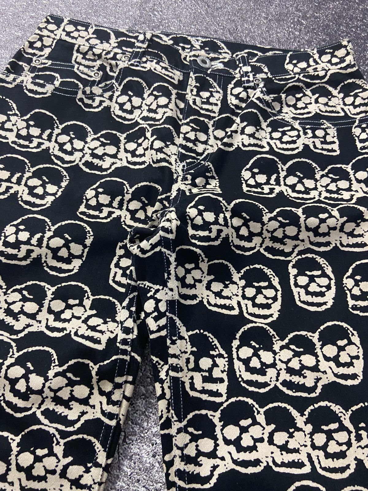Hysteric Glamour × Japanese Brand Hysteric glamour skull pile pants Size US 28 / EU 44 - 2 Thumbnail