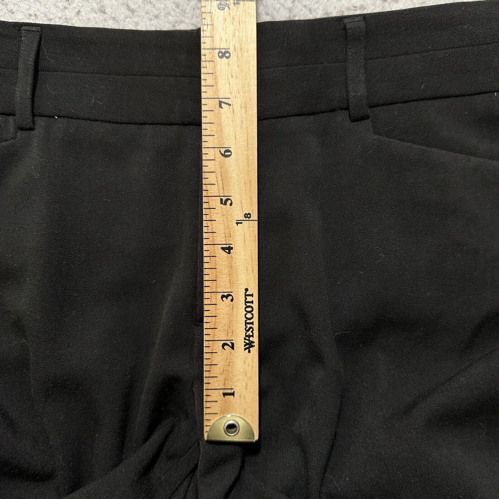 Other Michael Kors 6 Black Straight Leg Dress Pants 33x32 Size 28" / US 6 / IT 42 - 13 Thumbnail