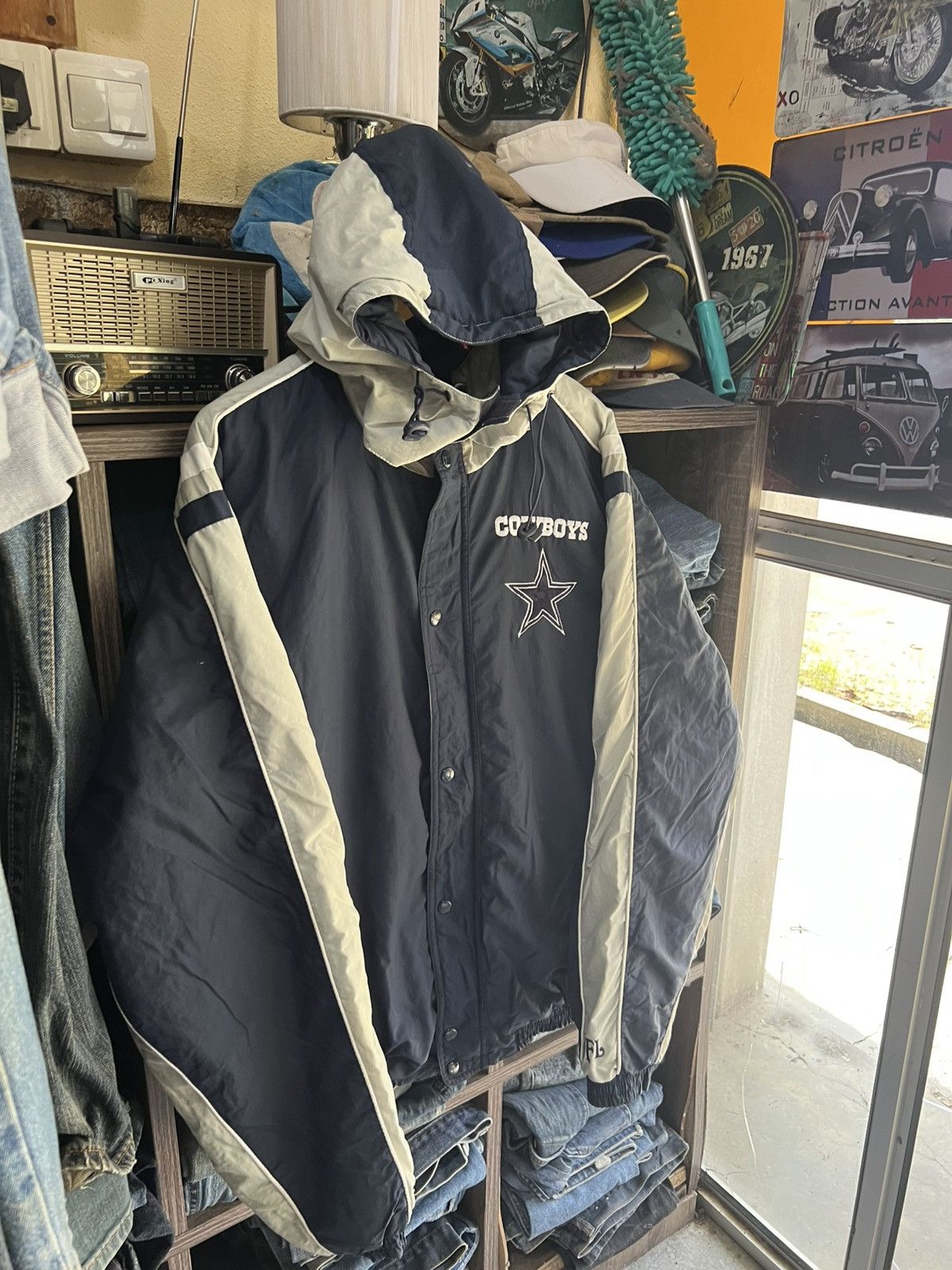 NFL 🔥Vintage NFL Cowboys Jacket Size US XL / EU 56 / 4 - 10 Thumbnail