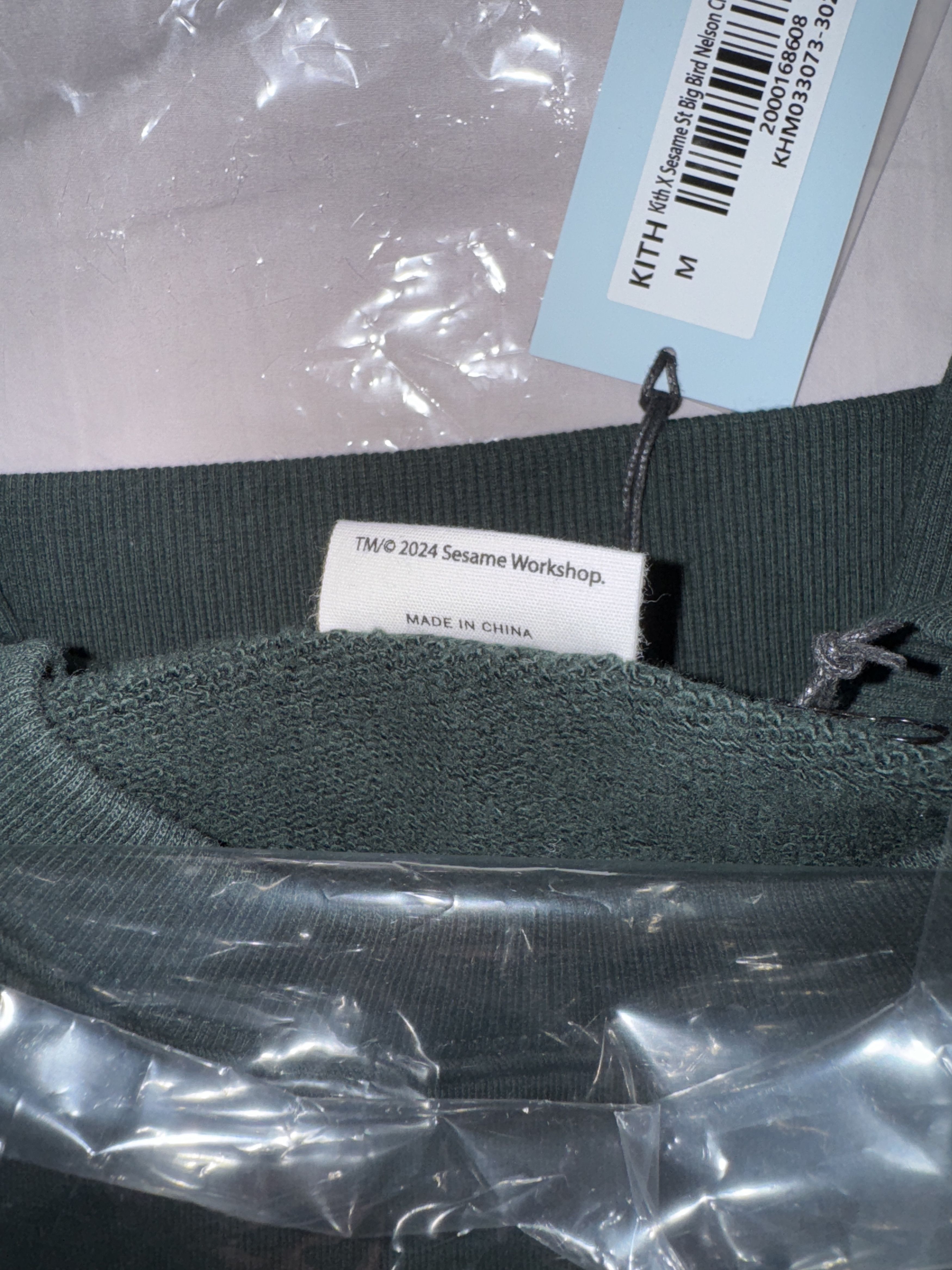 Kith KITH x Sesame Street - Big Bird Nelson Sweatshirt Green Size US M / EU 48-50 / 2 - 13 Thumbnail