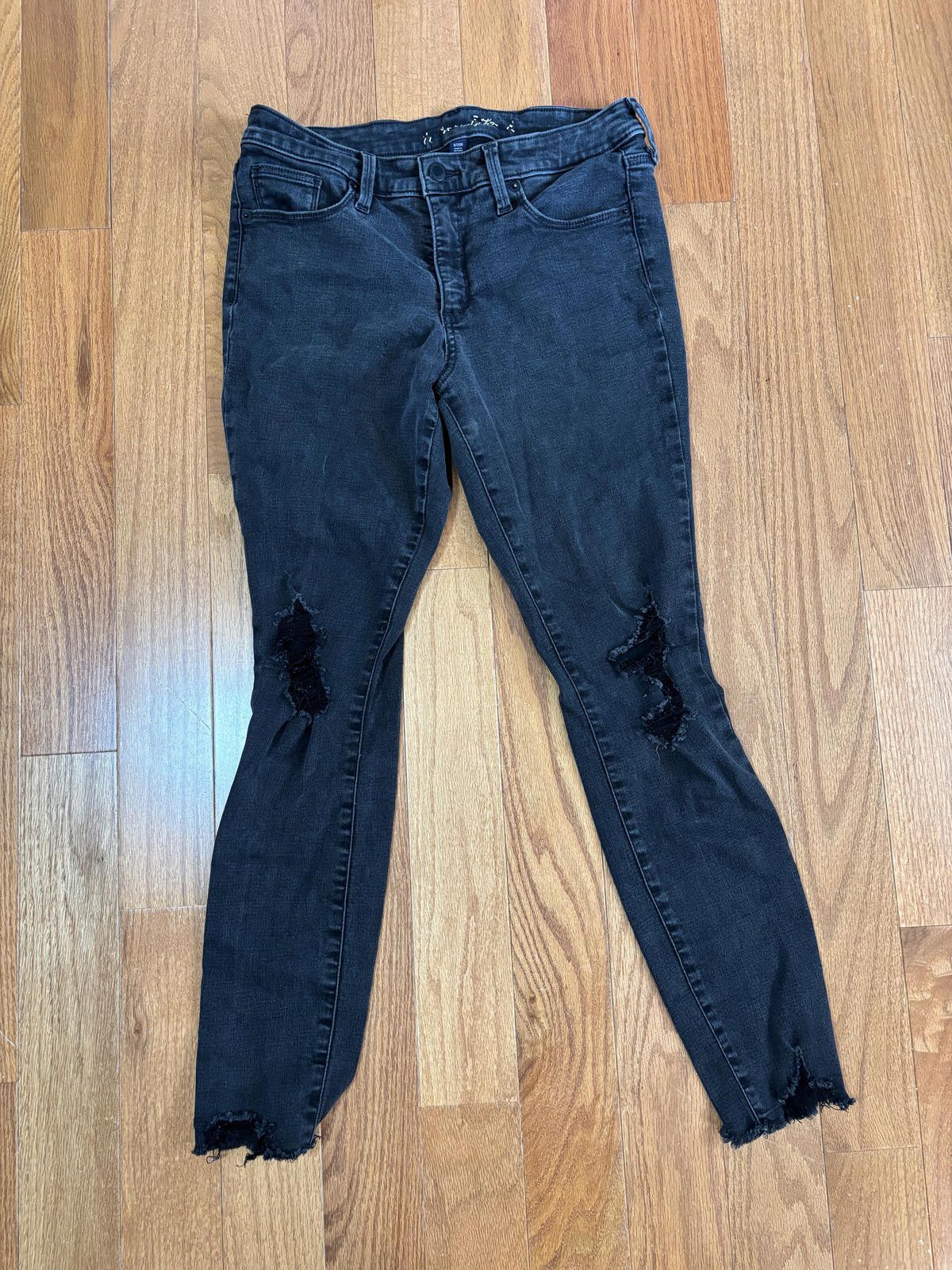 Other Grunge goth. Fairy grunge Black Mid Rise Skinny Jeans. Size 28" / US 6 / IT 42 - 1 Thumbnail