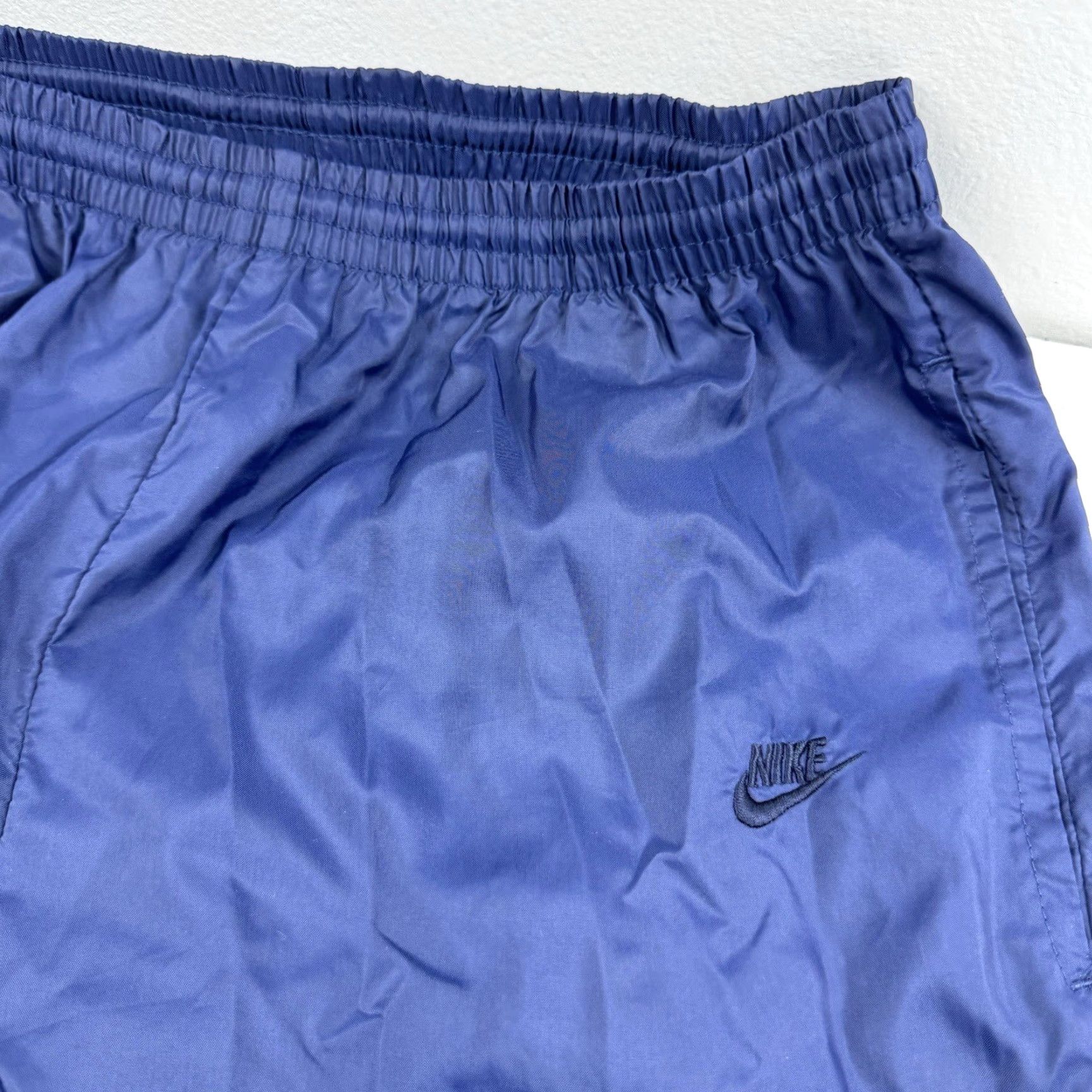 Nike VINTAGE Nike Track Pants Men S Blue 90s American Athletic Casual Sports Drawstring Pants Mens Size US 29 - 2 Thumbnail