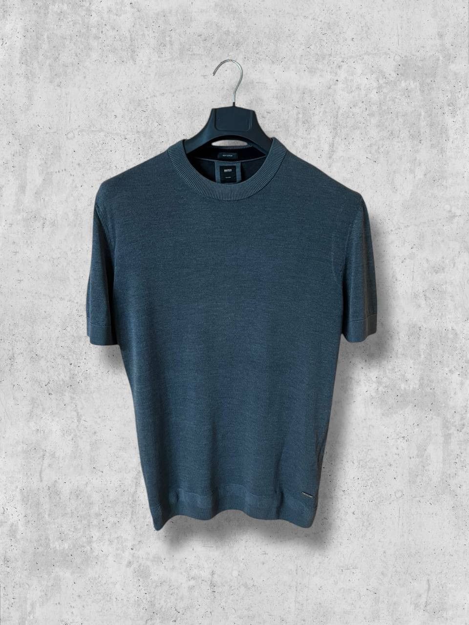 Hugo HUGO BOSS Silk knitted SOPRANO style tee t shirt classic Size US L / EU 52-54 / 3 - 1 Thumbnail