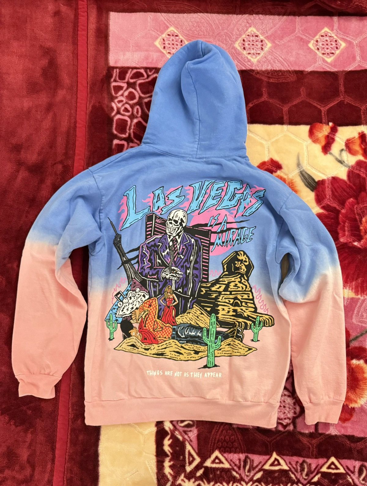 Warren Lotas Warren Lotas “Las Vegas is a Mirage” Gradient Hoodie Size L Size US L / EU 52-54 / 3 - 4 Thumbnail