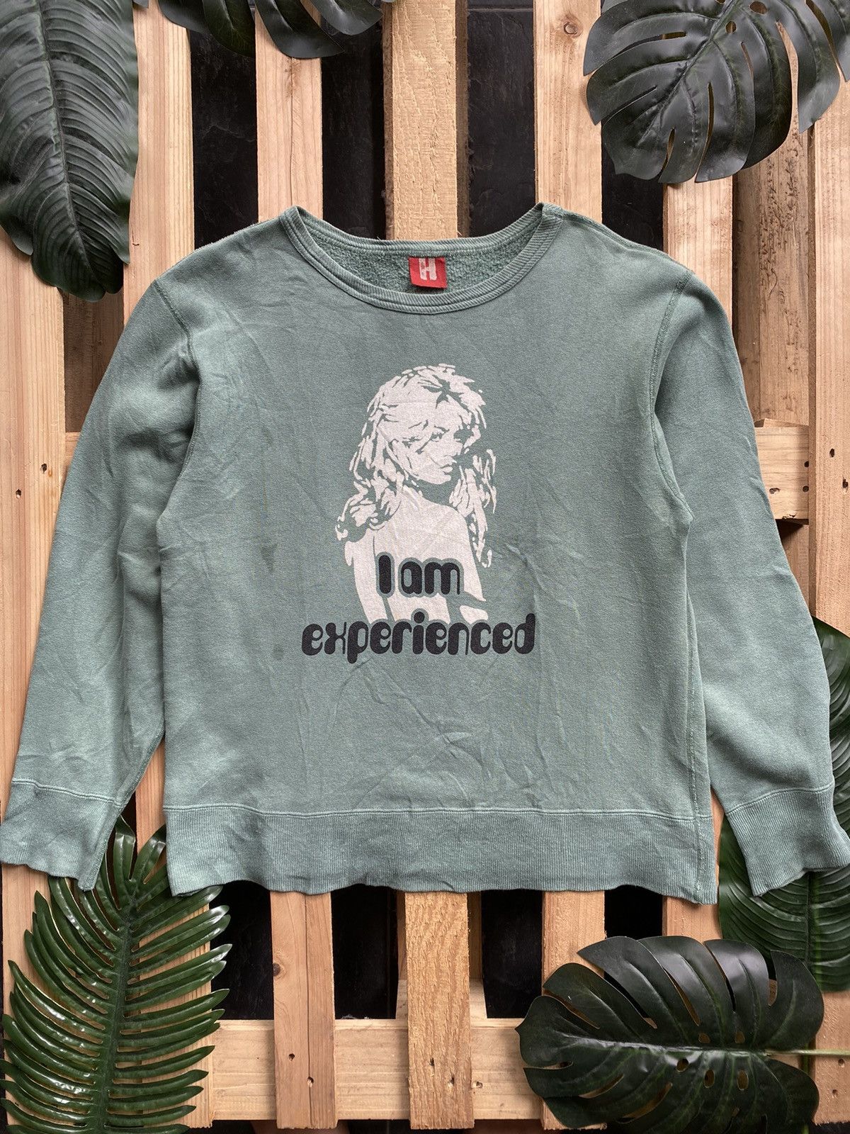 Hysteric Glamour × Japanese Brand VINTAGE 90’s HYSTERIC GLAMOUR I AM EXPERIENCEDSWEATSHIRT Size US M / EU 48-50 / 2 - 1 Thumbnail