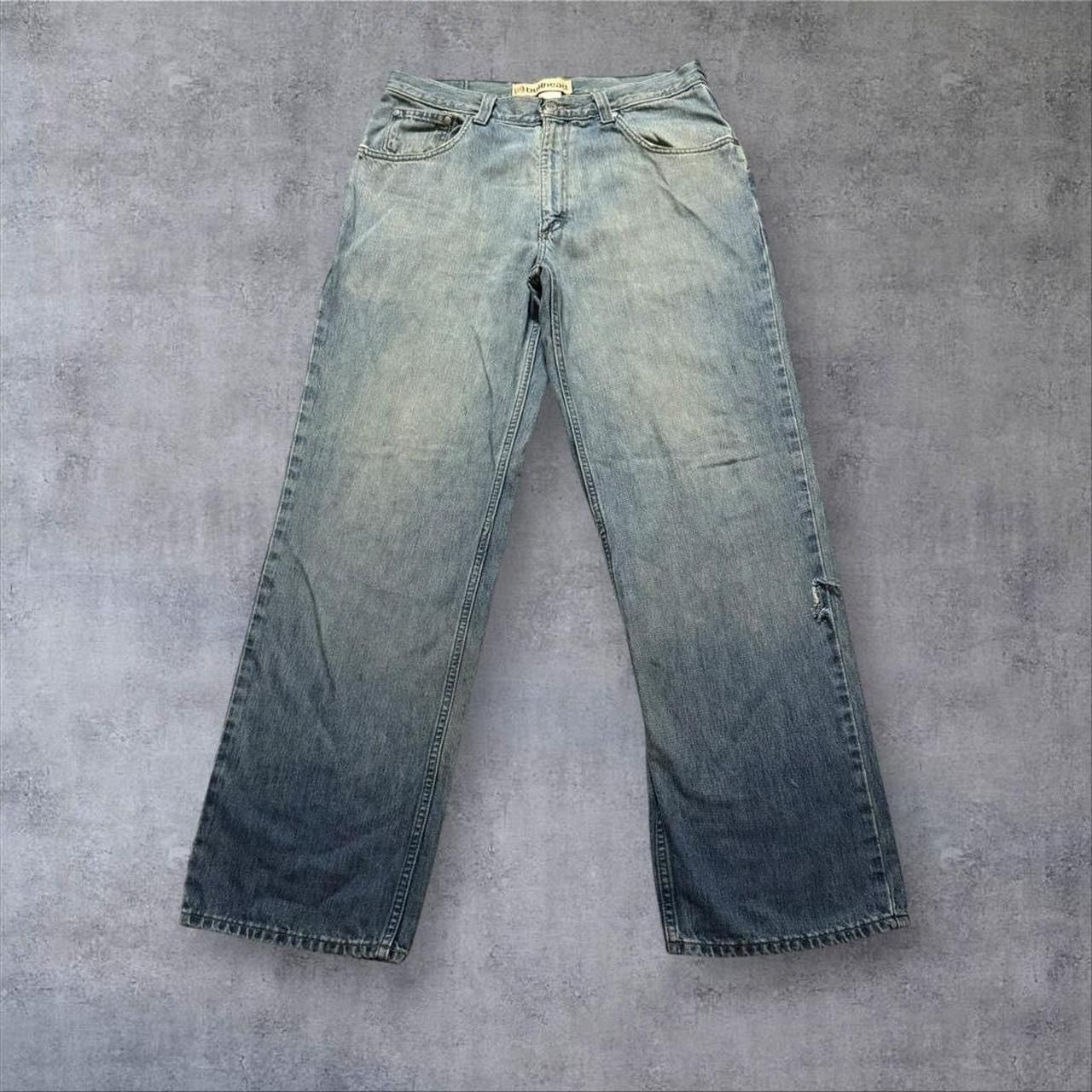 Bullhead Denim Co. Y2K Vintage Bullhead Wide Leg Baggy Streetwear Jeans 34" Size US 34 / EU 50 - 1 Thumbnail