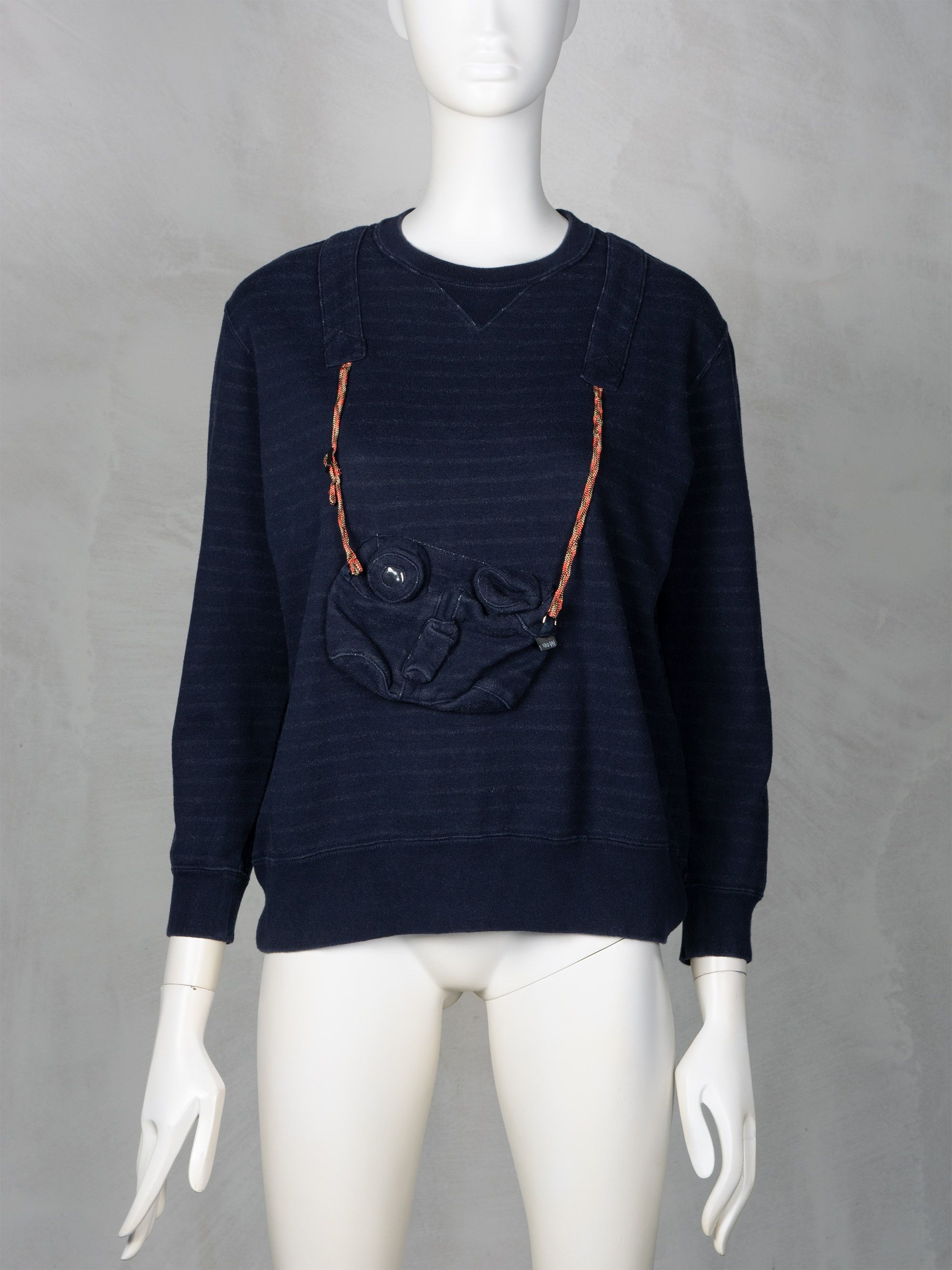 Ne-Net Né-net - camera crewneck (navy) - size 2 Size S / US 4 / IT 40 - 3 Thumbnail