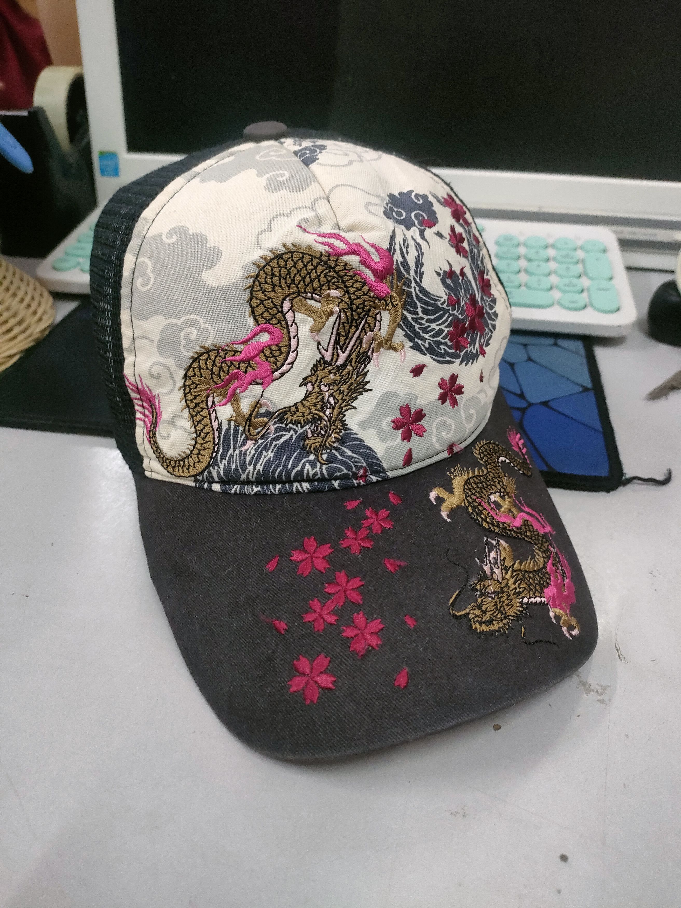 Other Sukajan Embroidered Trucker Cap Size ONE SIZE - 1 Thumbnail