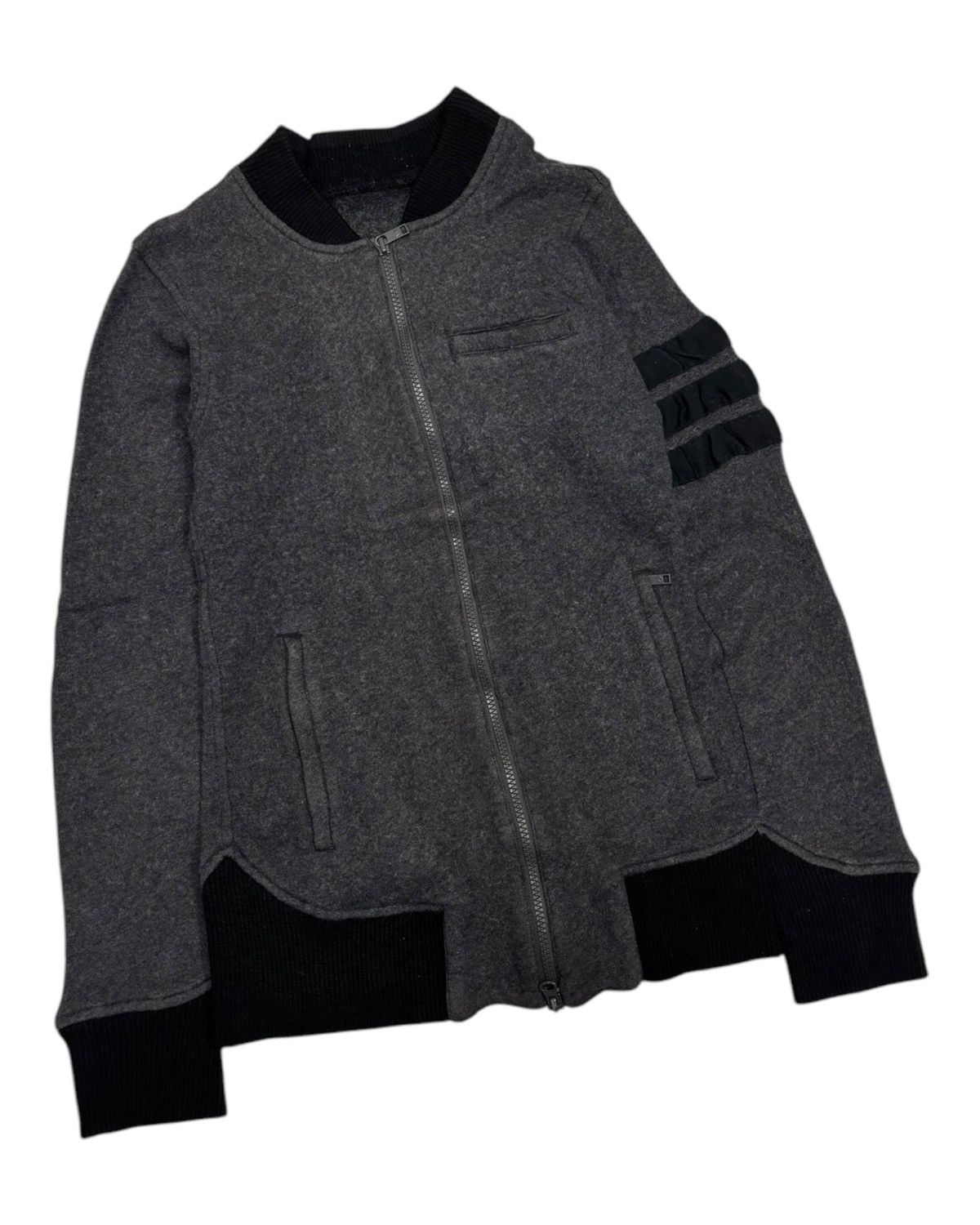 Adidas × Y-3 × Yohji Yamamoto Y-3 Yohji Yamamoto Adidas Black Wool Sweater Size XS / US 0-2 / IT 36-38 - 3 Thumbnail