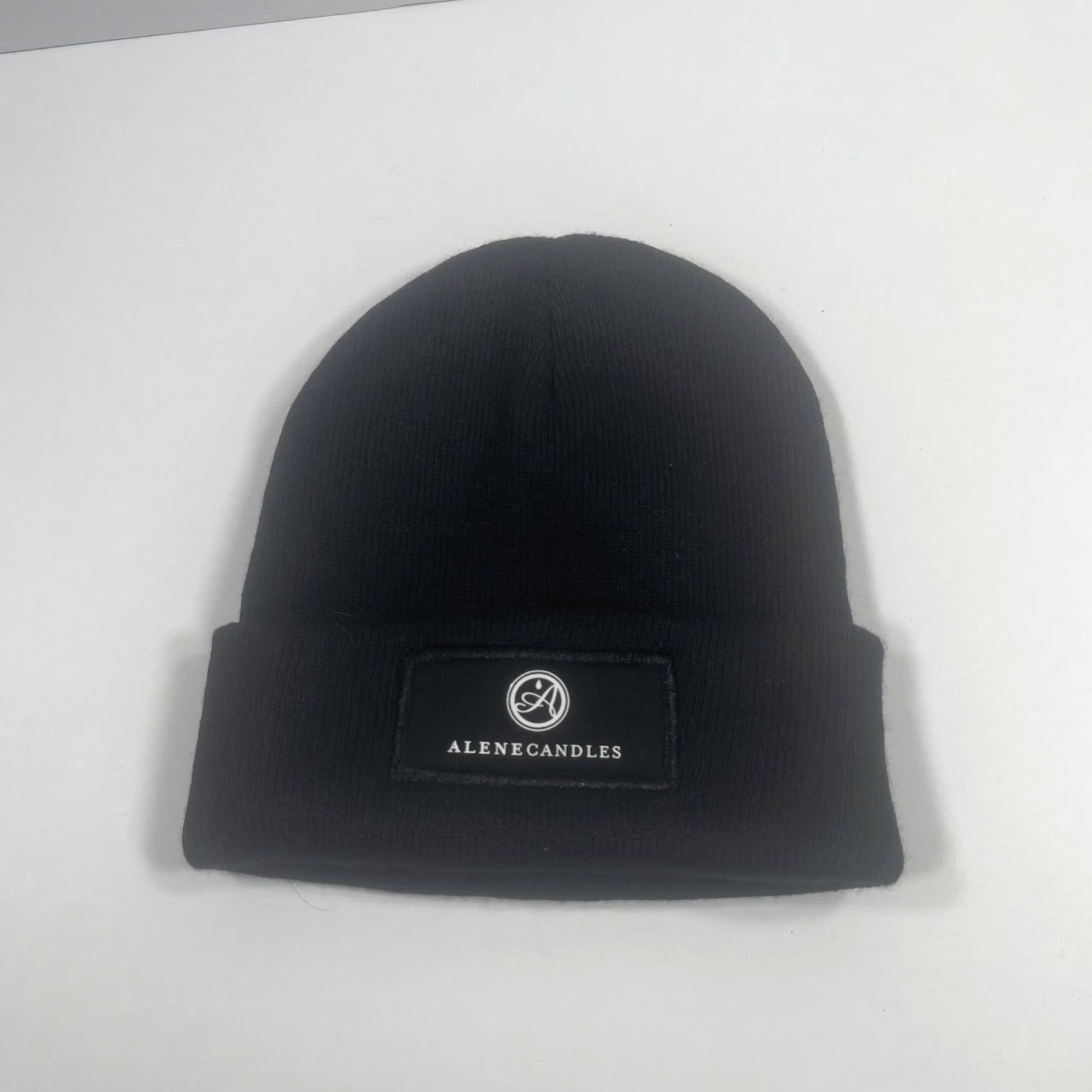 Vintage Hit Beanie Adults Solid Black Knit Winter Ski Hat Cap Unisex Adults Foundry Style Ski Theme Mens Womens Size ONE SIZE - 4 Thumbnail
