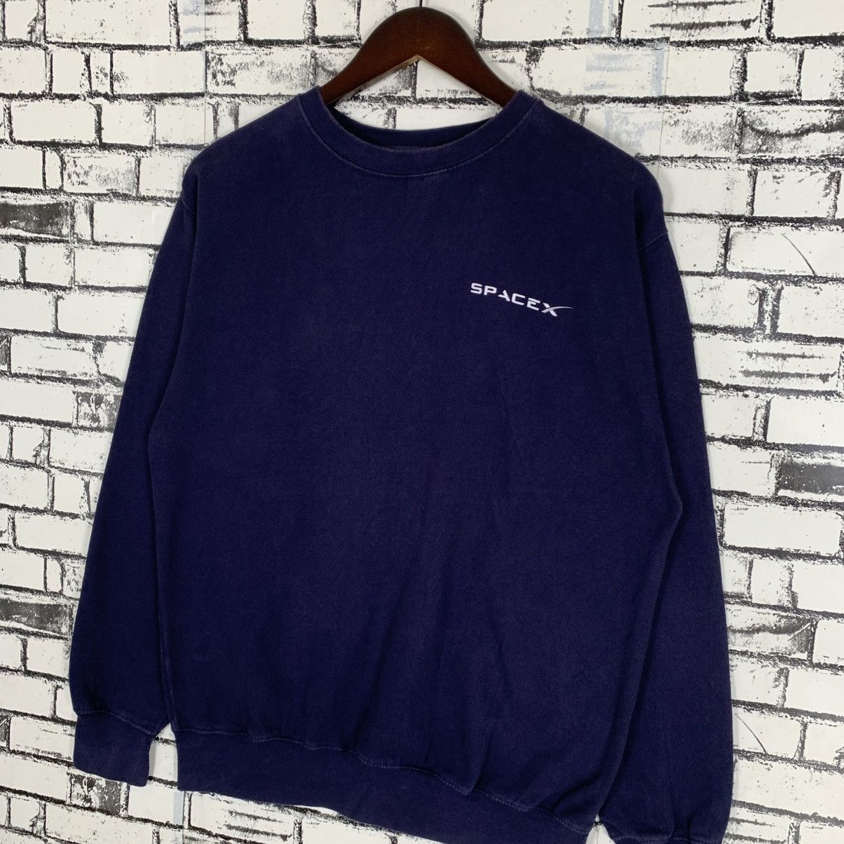 Designer × Vintage Vintage SpaceX Sweatshirt Big Logo Spacex Crewneck Size US M / EU 48-50 / 2 - 4 Thumbnail