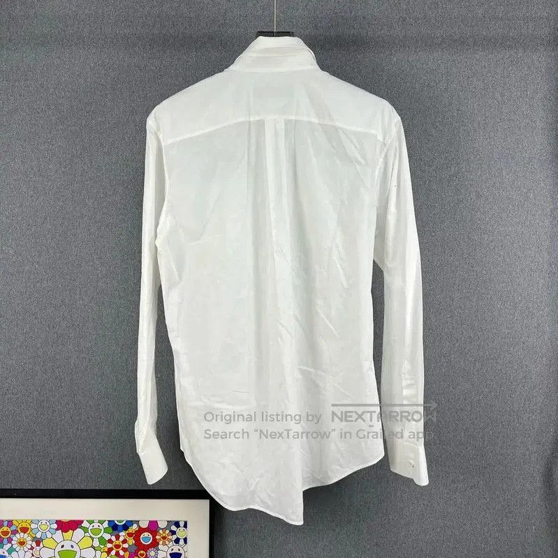 Louis Vuitton Louis Vuitton White Long Sleeve Shirt XL . Size US XL / EU 56 / 4 - 2 Thumbnail