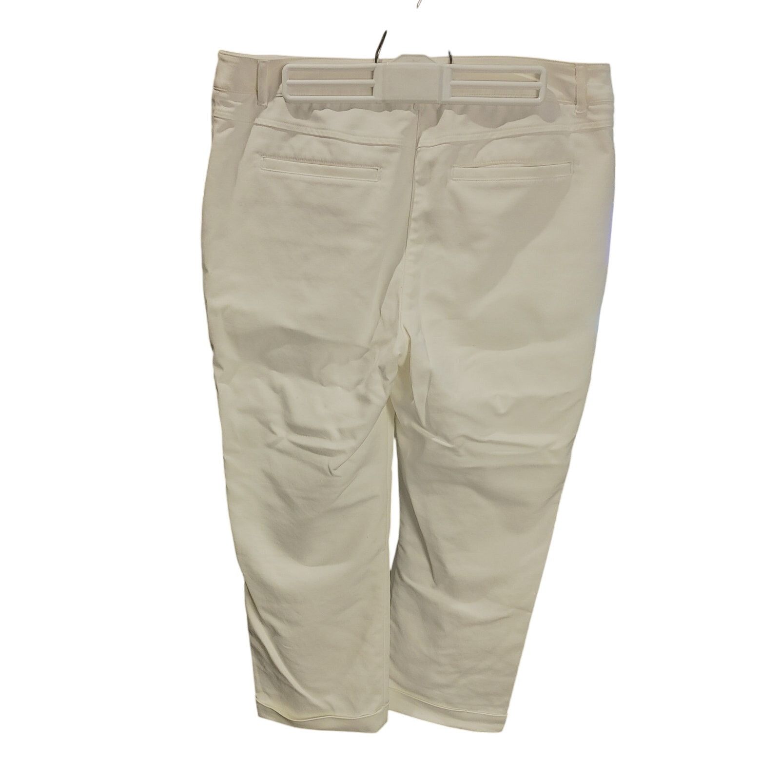 Other Chico's So Slimming Women's 2 White Denim Capri Pants Size 26" / US 2 / IT 38 - 2 Thumbnail