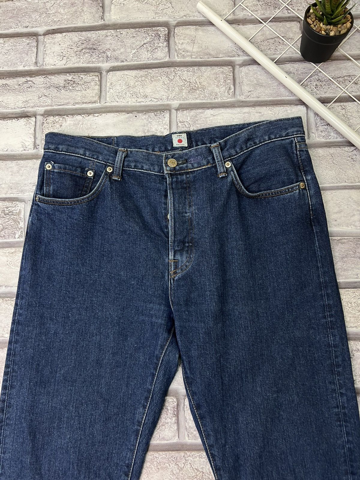 Edwin × Japanese Brand × Vintage Edwin Jeans Denim Size US 34 / EU 50 - 3 Thumbnail