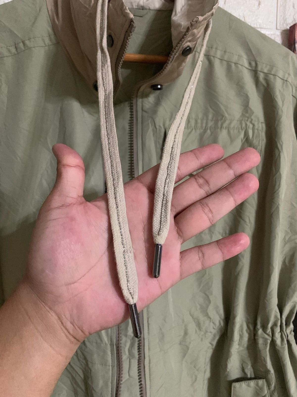 Brunello Cucinelli Brunello Cucinelli Parka Coat in Taupe for Womens Size XS / US 0-2 / IT 36-38 - 4 Thumbnail
