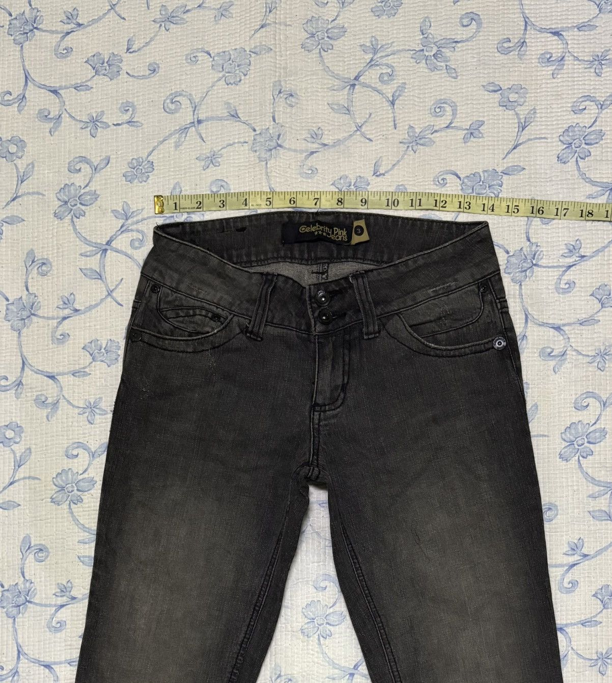 Vintage Celebrity Pink Jeans Streetwear Flared Denim Size US 28 / EU 44 - 3 Thumbnail