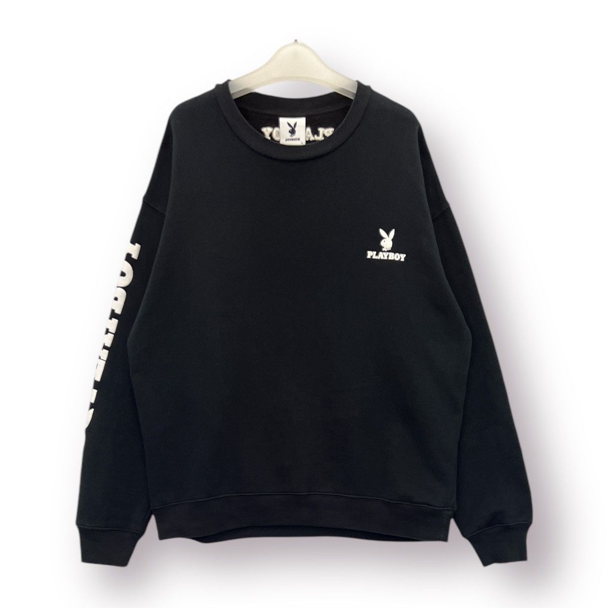 Joyrich × Playboy × Vintage 🔥 PLAYBOY x JOYRICH BIG LOGO SPELLOUT SWEATSHIRT - L Size US L / EU 52-54 / 3 - 2 Thumbnail