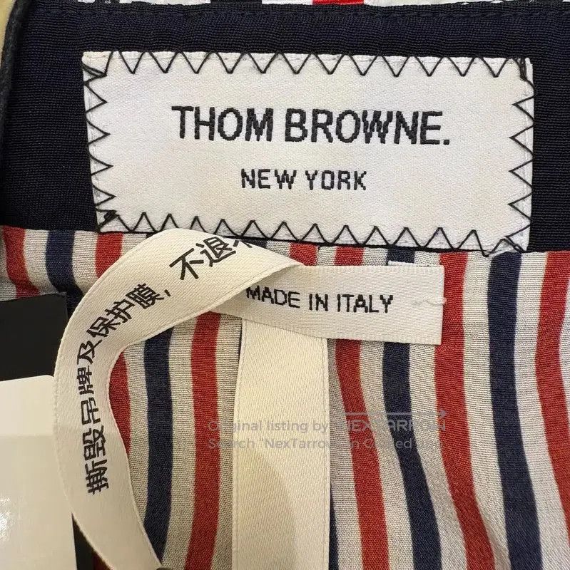 Thom Browne Thom Browne A-Line Skirt in Blue-Grey . Size 23" - 6 Thumbnail