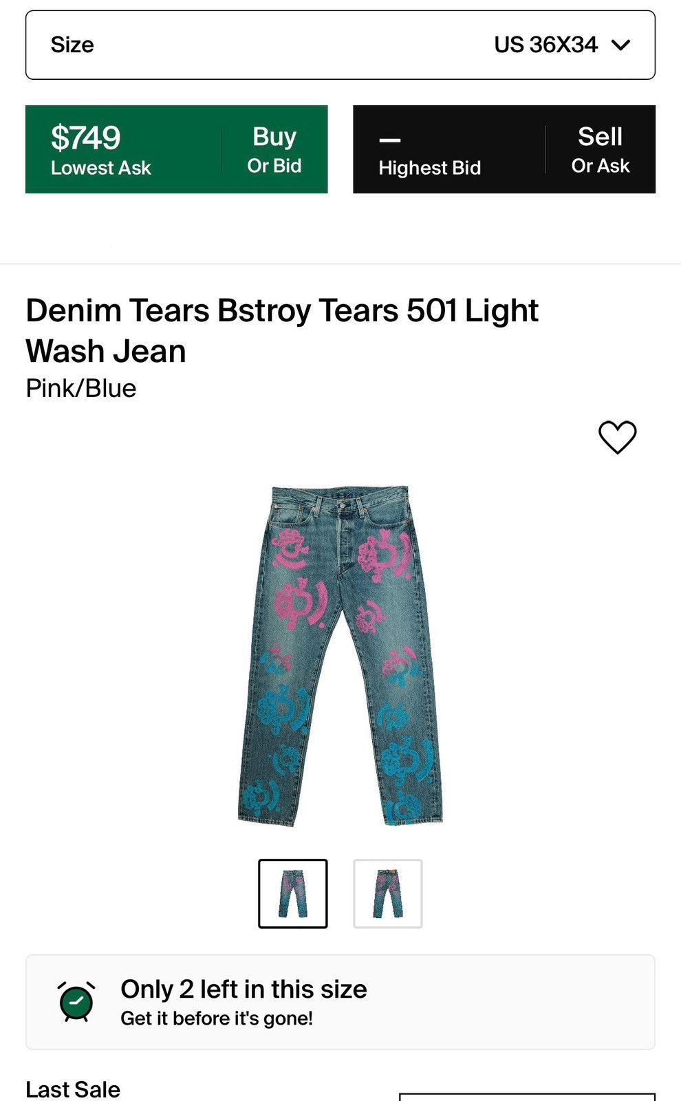 (B).Stroy × DENIM TEARS Denim Tears B Stroy Jeans Size US 36 / EU 52 - 7 Thumbnail