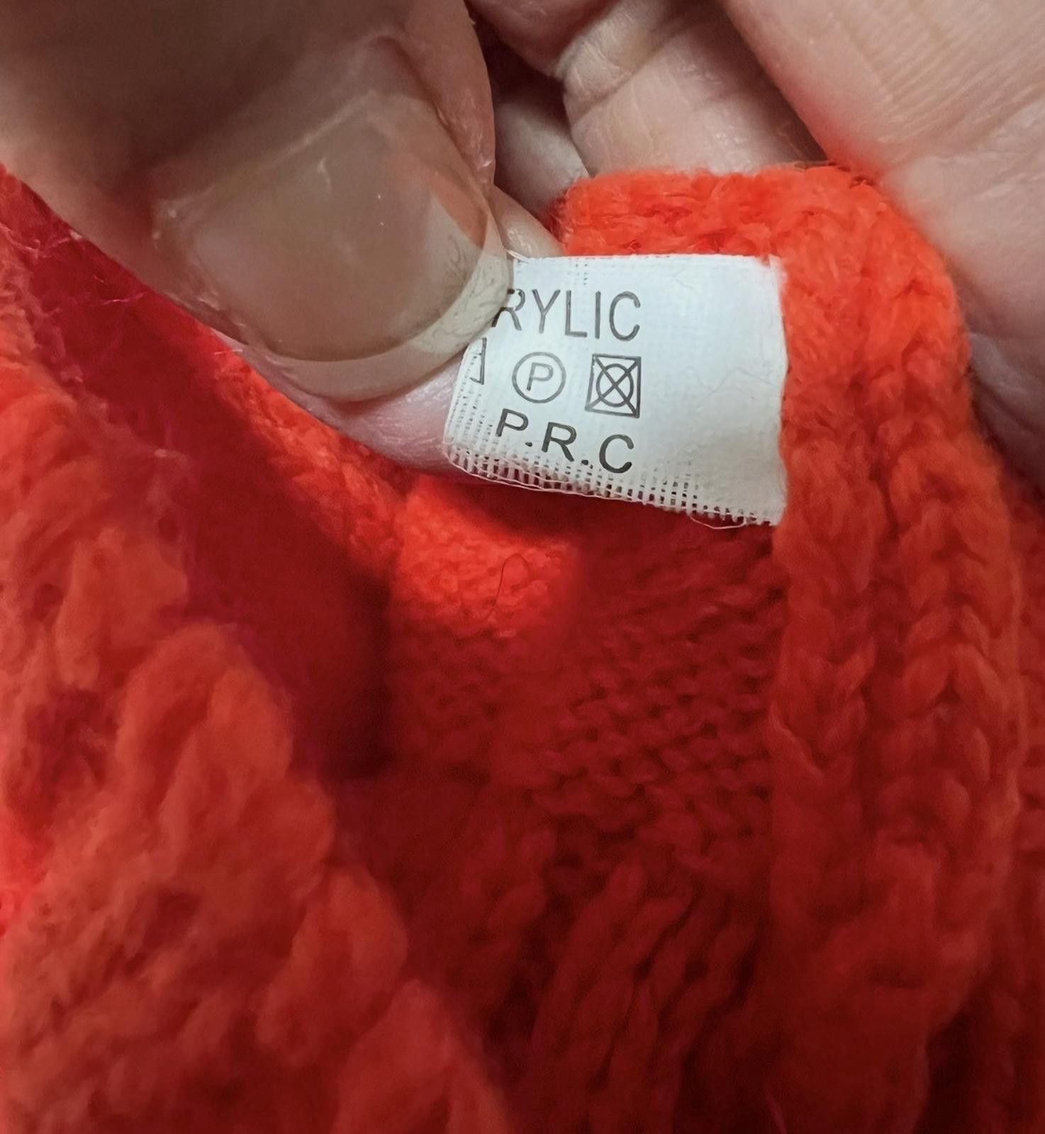 The Unbranded Brand Bright Orange Ski Winter Hat snow Beanie one size Size ONE SIZE - 3 Thumbnail