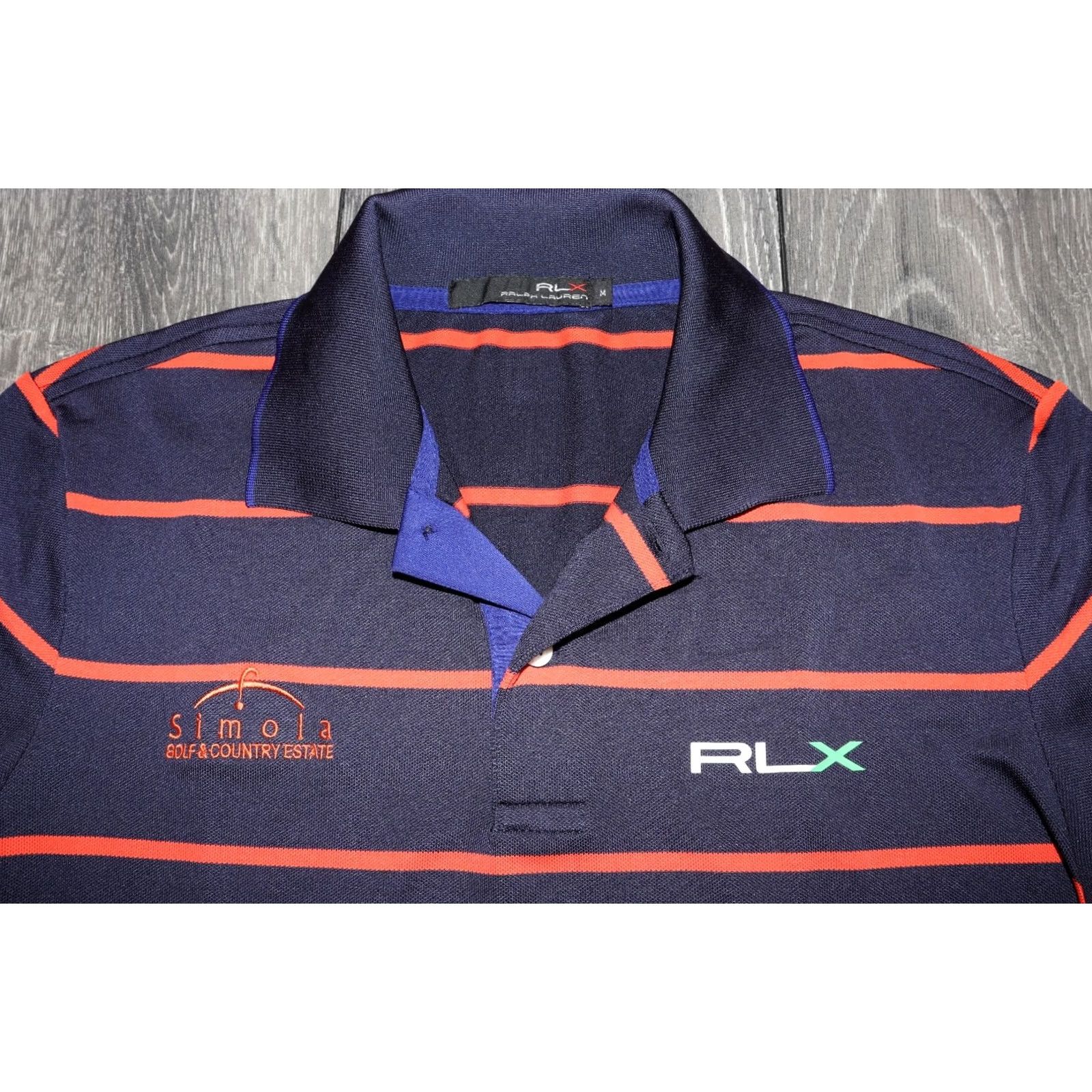 Ralph Lauren POLO RALPH LAUREN RLX STRIPED SHORT SLEEVE GOLF POLO NAVY RED MENS SIZE M Multicolor Striped Short Sleeve Polo Golf RLX Logo Regular Fit Men’s Polo Size US M / EU 48-50 / 2 - 3 Thumbnail