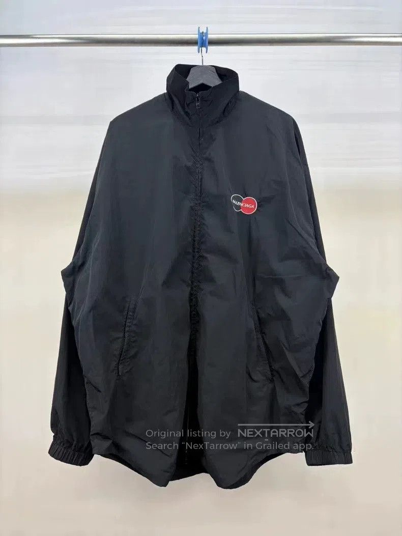 Balenciaga Balenciaga Mastercard Embroidered Letter Logo Zipper Windb Size US S / EU 44-46 / 1 - 1 Thumbnail