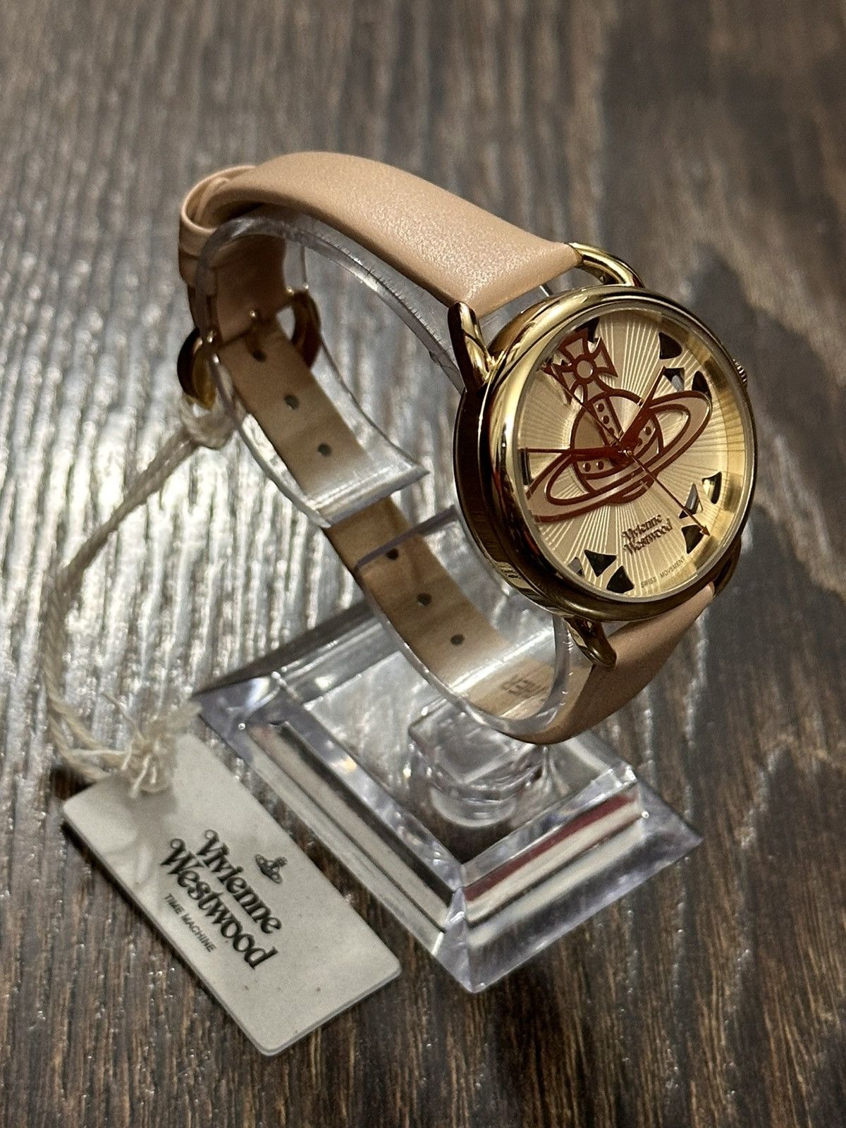 Vivienne Westwood 🌸Vivienne Westwood Big-ORB Pink-Gold Y2k Watch Size ONE SIZE - 1 Thumbnail