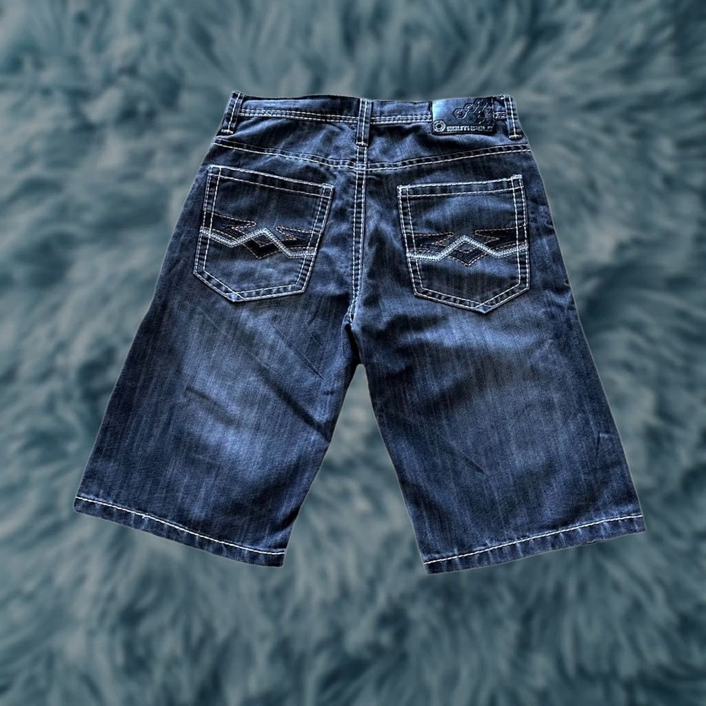 Southpole VINTAGE Southpole Shorts Men 32 Black Fade Baggy Grunge Skate Y2K Hip Hop 90s Bermuda 5-Pocket Denim Cotton Baggy Hip Hop Mens Size US 32 / EU 48 - 1 Thumbnail