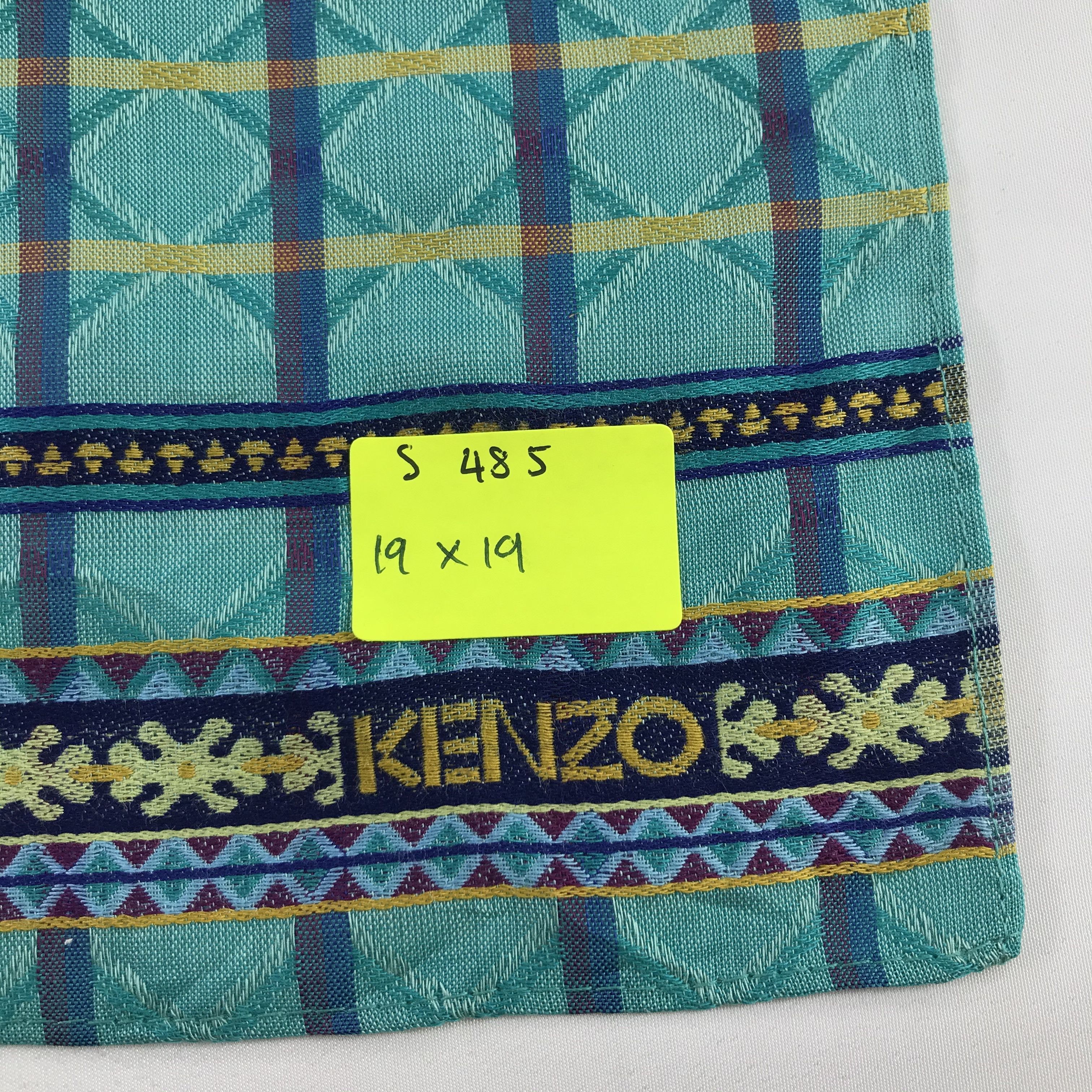 Kenzo × Vintage Kenzo Bandana / Handkerchief / Neckerchief - S485 Size ONE SIZE - 5 Thumbnail