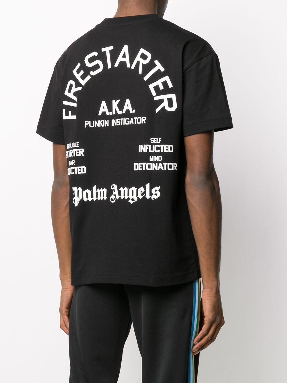 Palm Angels T-Shirt Burning Skeleton Size US XL / EU 56 / 4 - 4 Thumbnail
