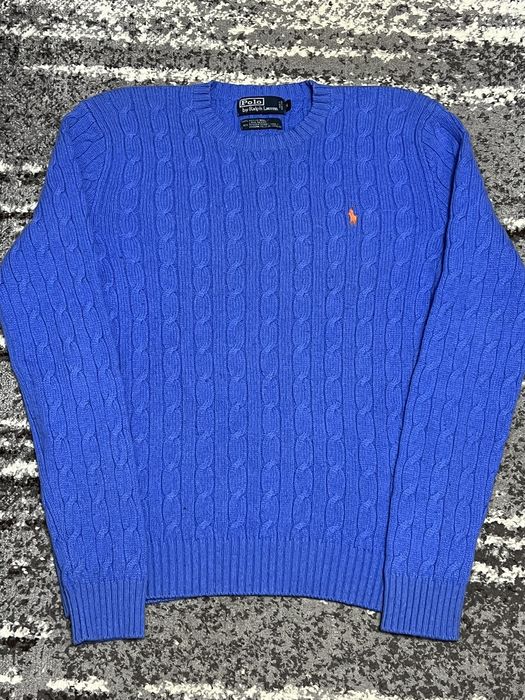 Vintage blue ralph discount lauren knit sweater
