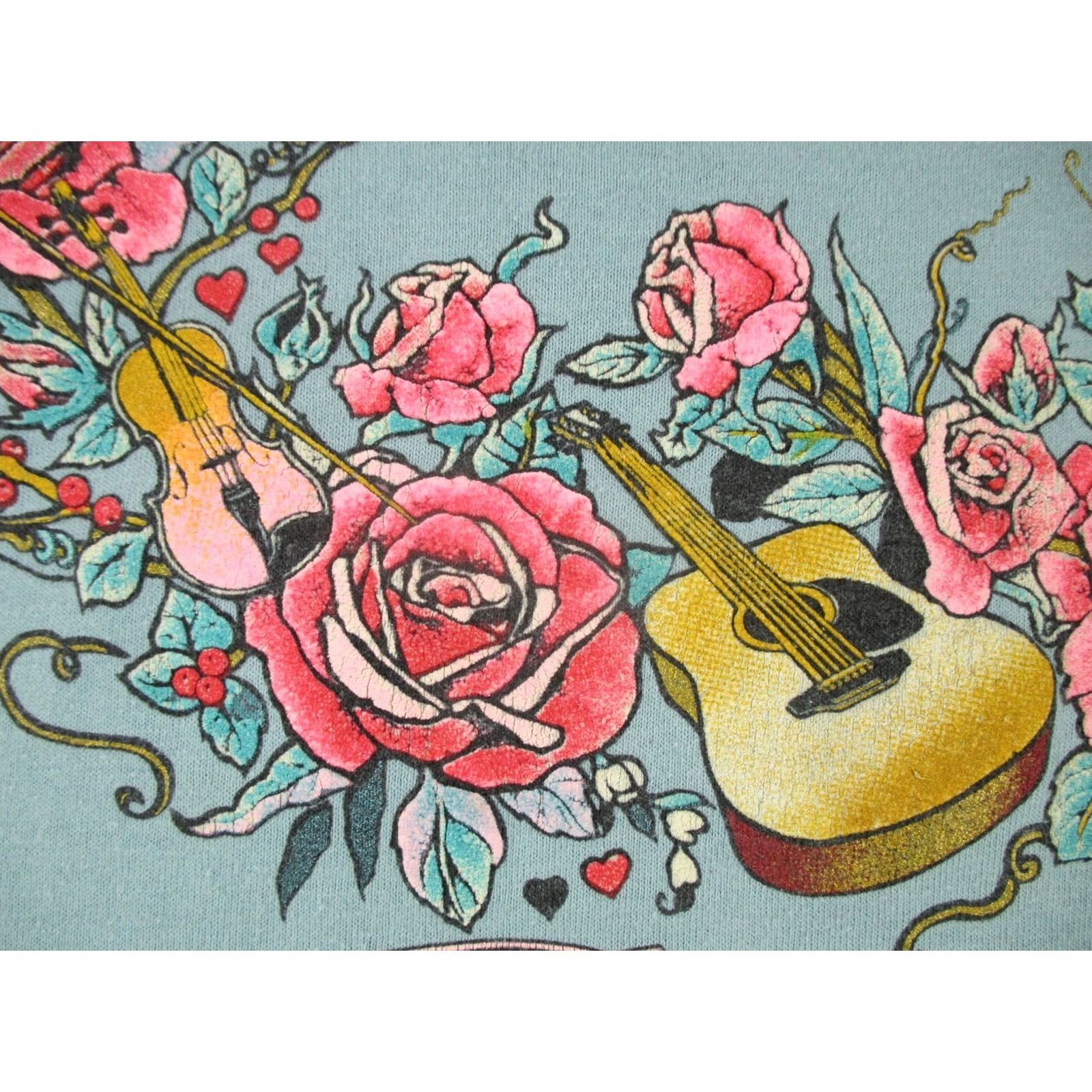 Vintage VINTAGE BRANSON MISSOURI BLUEGRASS MUSIC ANGEL ROSES T-Shirt M/L 90s Mens Size US M / EU 48-50 / 2 - 7 Thumbnail