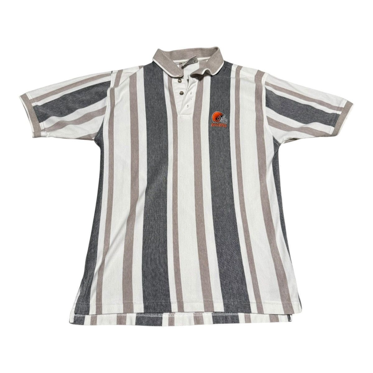 Lee 90s Lee Sport Striped Cleveland Browns Polo Shirt Men's L Size US L / EU 52-54 / 3 - 1 Thumbnail
