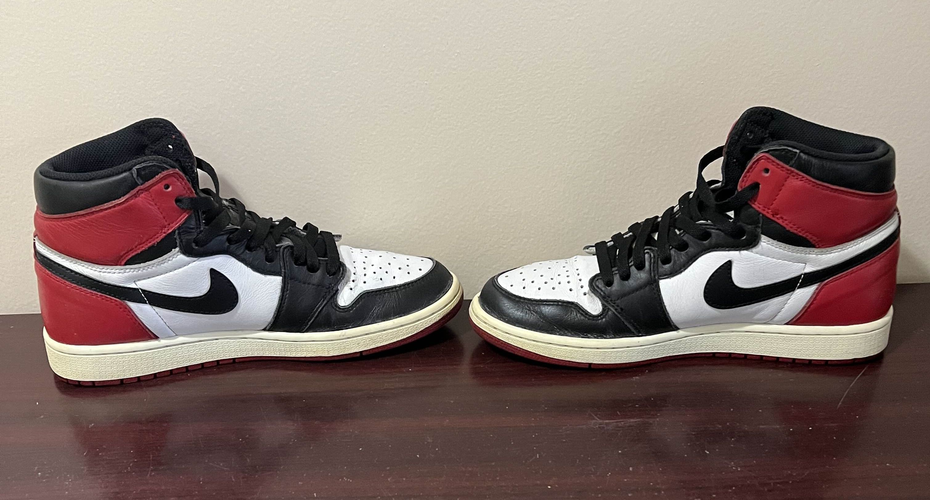Jordan Brand 2016 Jordan 1 Black Toe Size US 8.5 / EU 41-42 - 5 Thumbnail