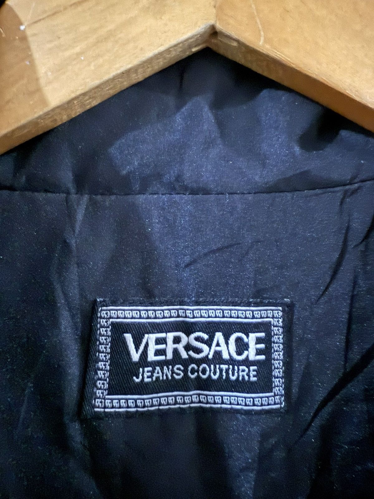 Designer × Versace Vintage Vest Versace Big Logo Spellout Size US L / EU 52-54 / 3 - 7 Thumbnail