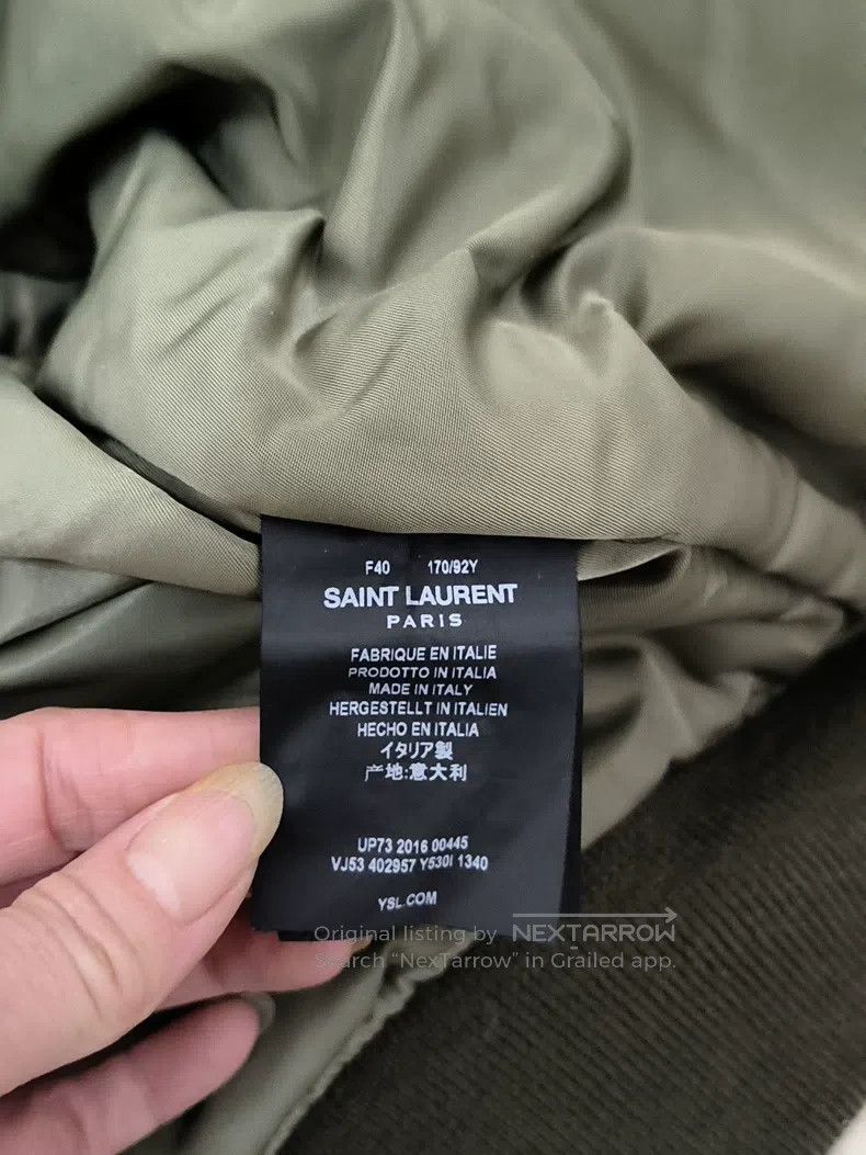 Saint Laurent Paris Saint Laurent Paris Flight jacket i Size S / US 4 / IT 40 - 5 Thumbnail