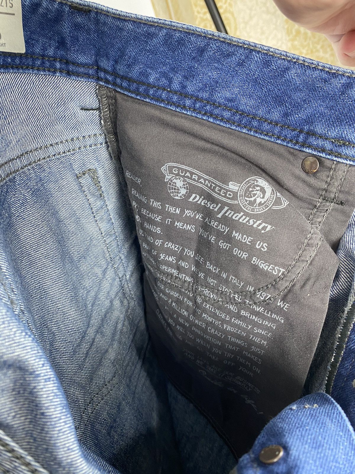 Diesel Diesel Safado 3D Denim Jeans size W31 L32 Size US 31 - 17 Thumbnail
